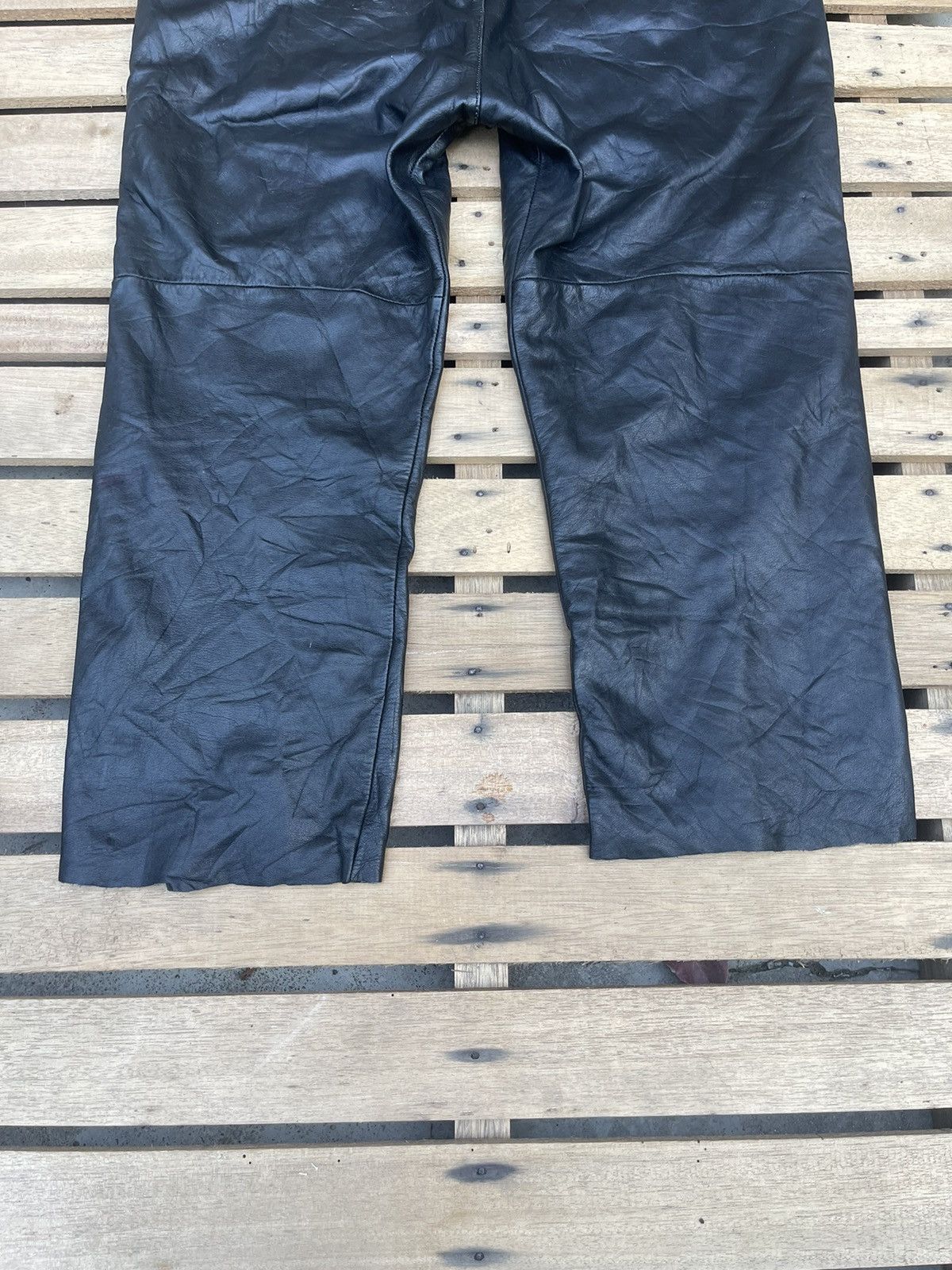 Champion Vintage 90s Champion Leather Pants Size US 38 / EU 54 - 10 Thumbnail