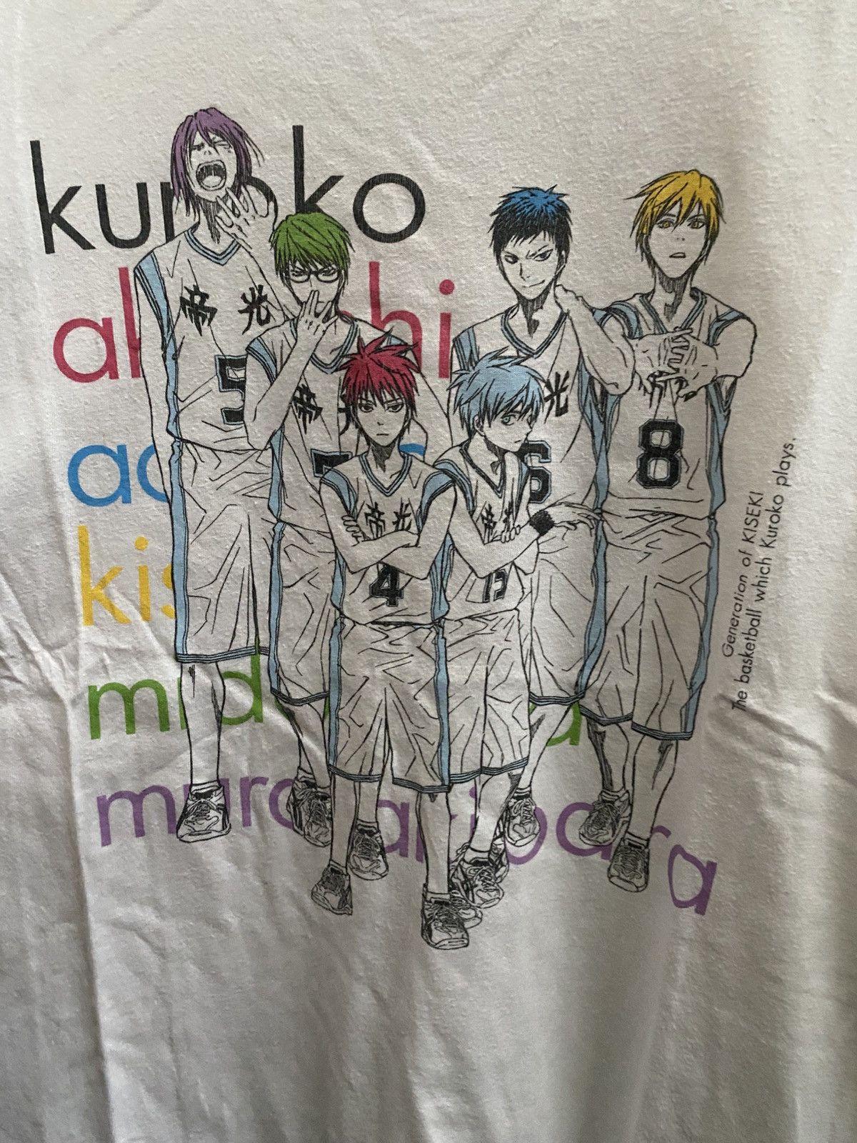 Anime VINTAGE ANIME WEEKLY JUMP NFS KURO KO NO BASKET Size US M / EU 48-50 / 2 - 2 Thumbnail