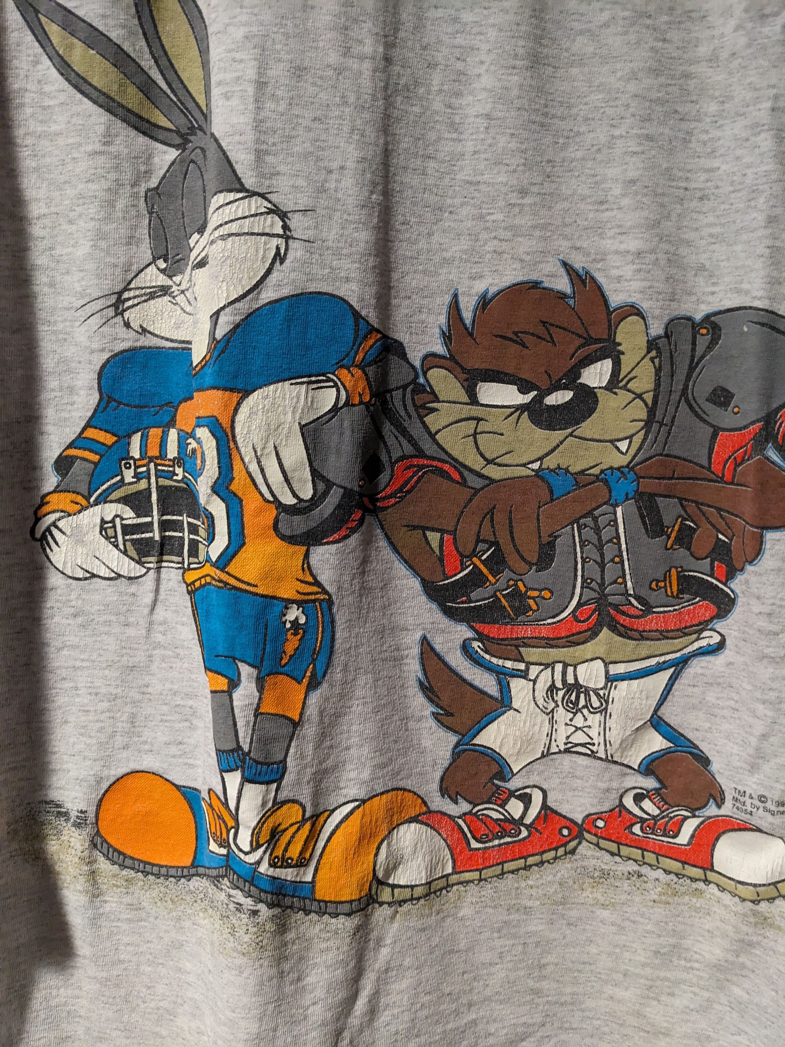 Cartoon Network × Vintage Vintage 1993 Looney Tunes NFL Football Sports Long-Sleeve Size US L / EU 52-54 / 3 - 2 Thumbnail