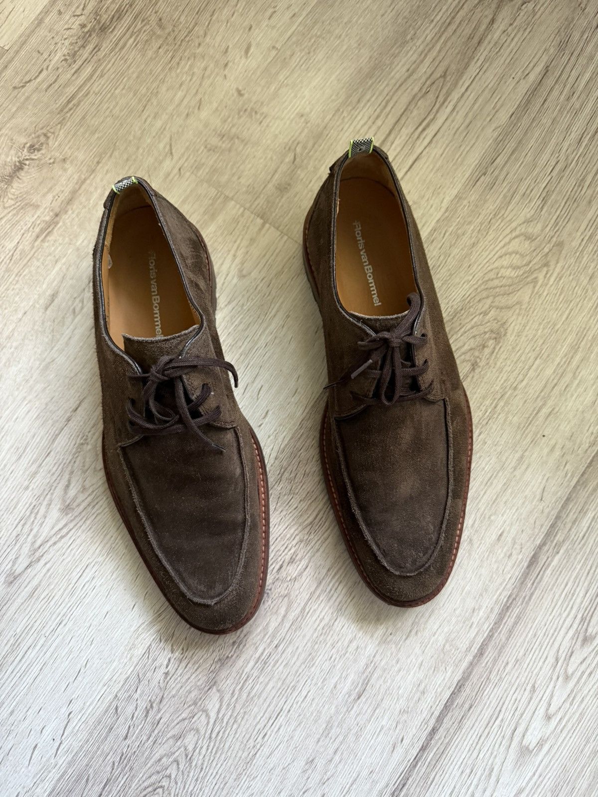 Floris van Bommel Floris van Bommel Suede Derby Shoes Neon Lug Sole 42 Size US 9 / EU 42 - 2 Thumbnail