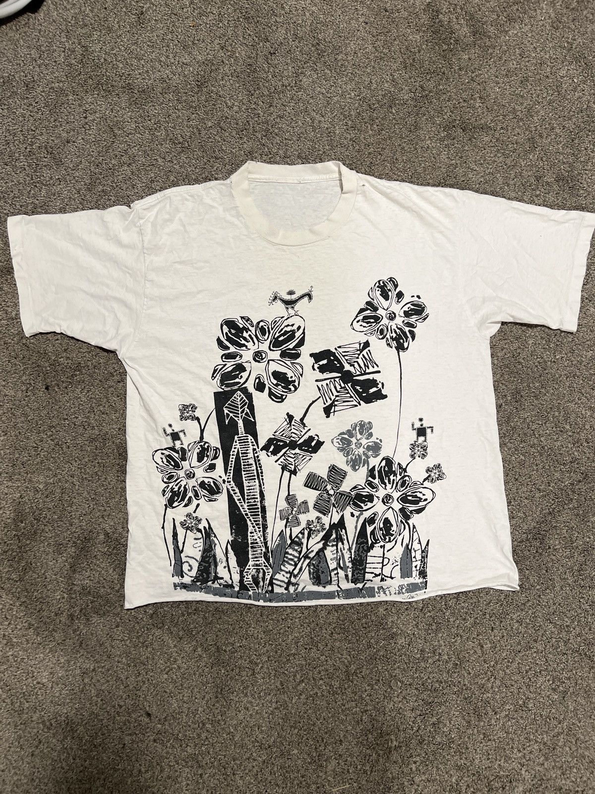 Vintage Vintage 1994 Gilda Marx Art Single Stitch T Shirt Size US L / EU 52-54 / 3 - 1 Thumbnail