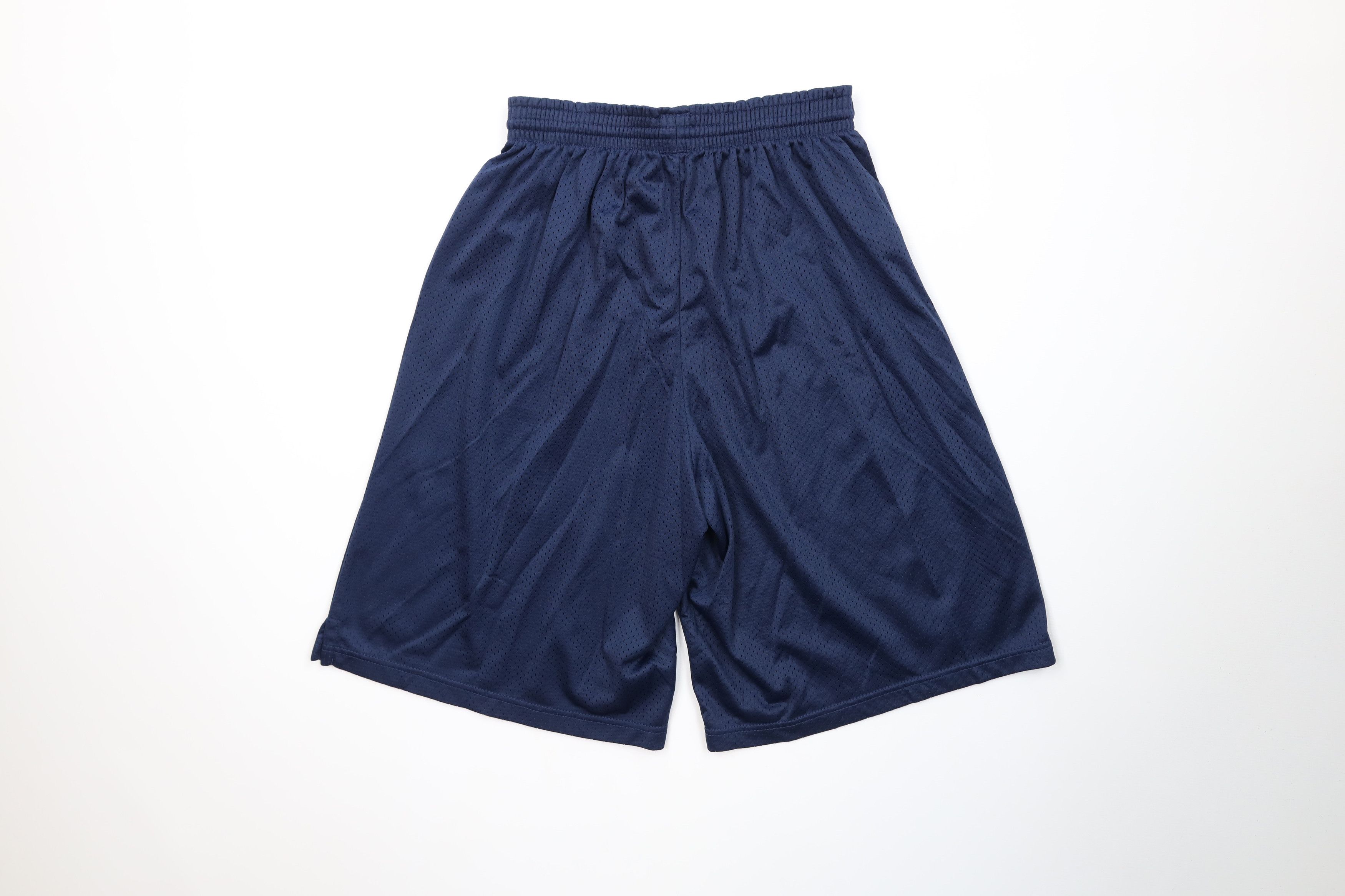 Vintage Vintage 90s Streetwear Gym Basketball Shorts Nylon Blue USA Size US 30 / EU 46 - 6 Thumbnail