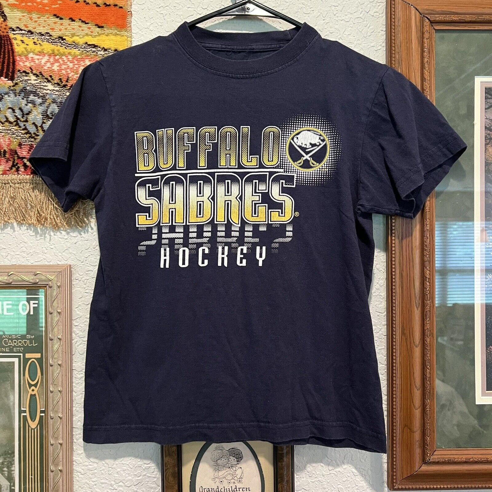 Designer Vintage 90’s Buffalo Sabres Hockey Shirt Size Kid’s Medium Size US M / EU 48-50 / 2 - 1 Thumbnail