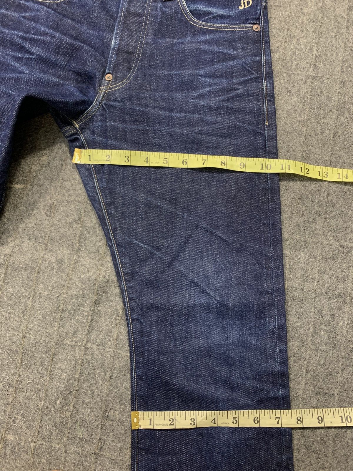 Japanese Brand 90s Back Number Jean Diadem Indigo Selvedge Denim Jeans Size US 28 / EU 44 - 11 Thumbnail