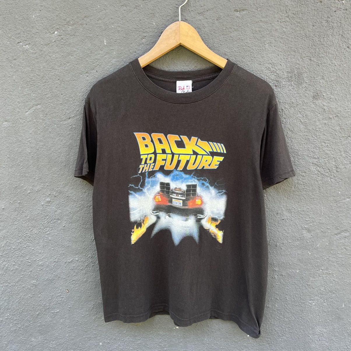 Vintage Thrashed Faded Back To The Future Movie Tee Size US M / EU 48-50 / 2 - 1 Thumbnail