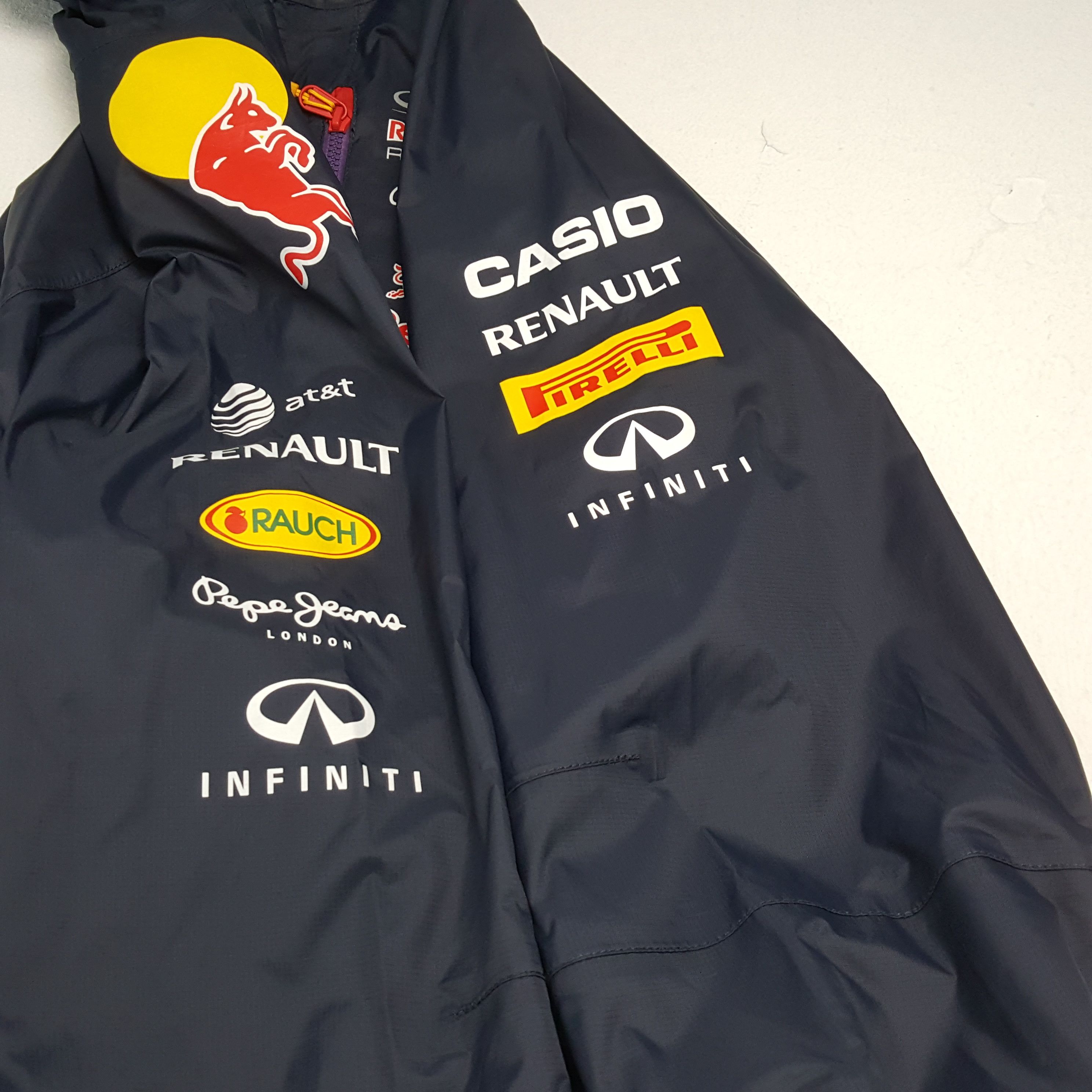 Pepe Jeans × Red Bull × Vintage RED BULL RACING Logo Design Racing Crew Style Jacket Size US L / EU 52-54 / 3 - 9 Thumbnail