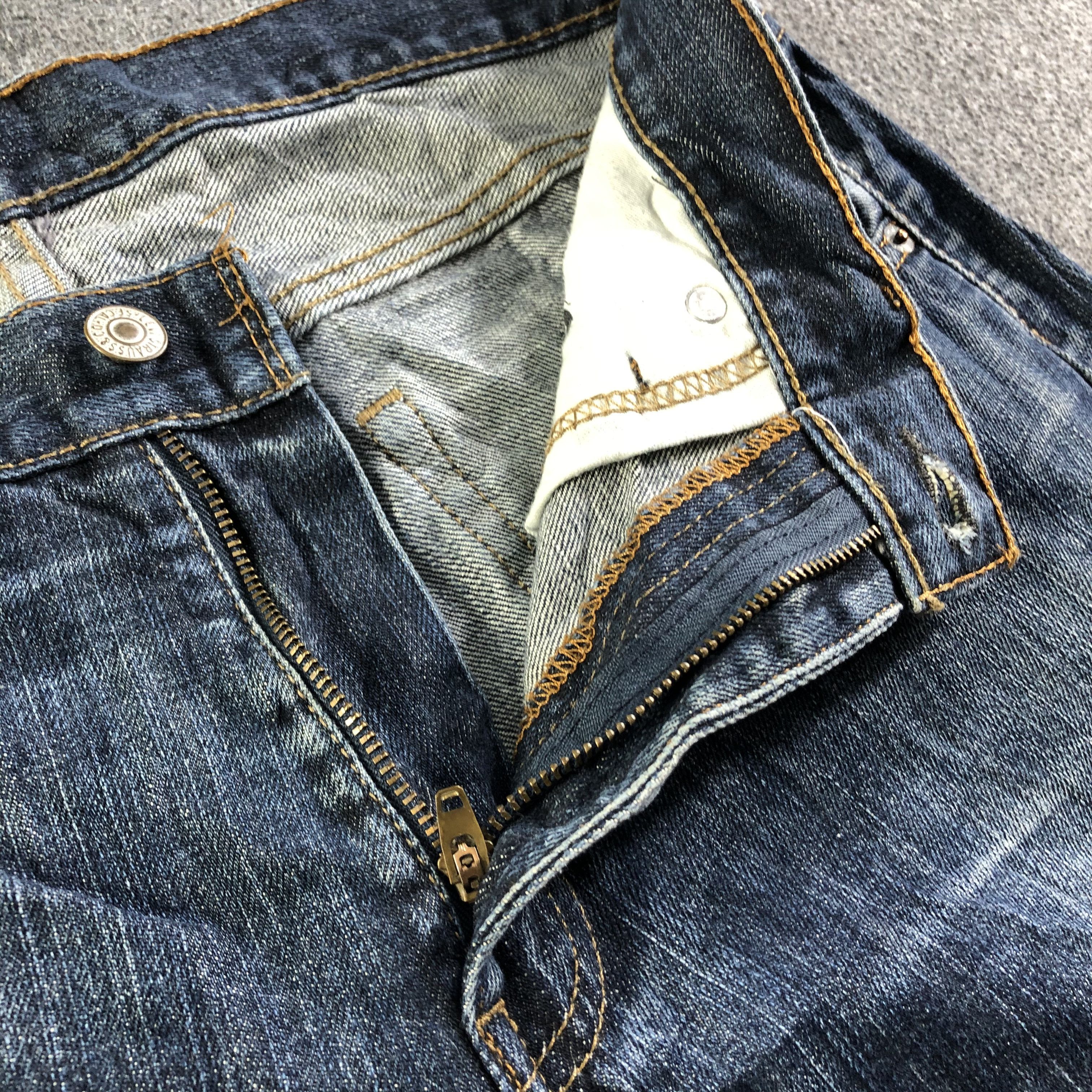 Levi's Vintage Blue Wash Levis 527 Jeans-J4186 Size US 33 - 8 Thumbnail
