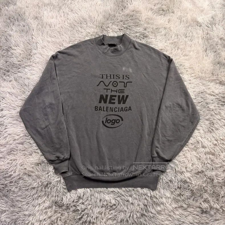 Balenciaga Balenciaga Slogan washed hoodie Size US XS / EU 42 / 0 - 1 Thumbnail