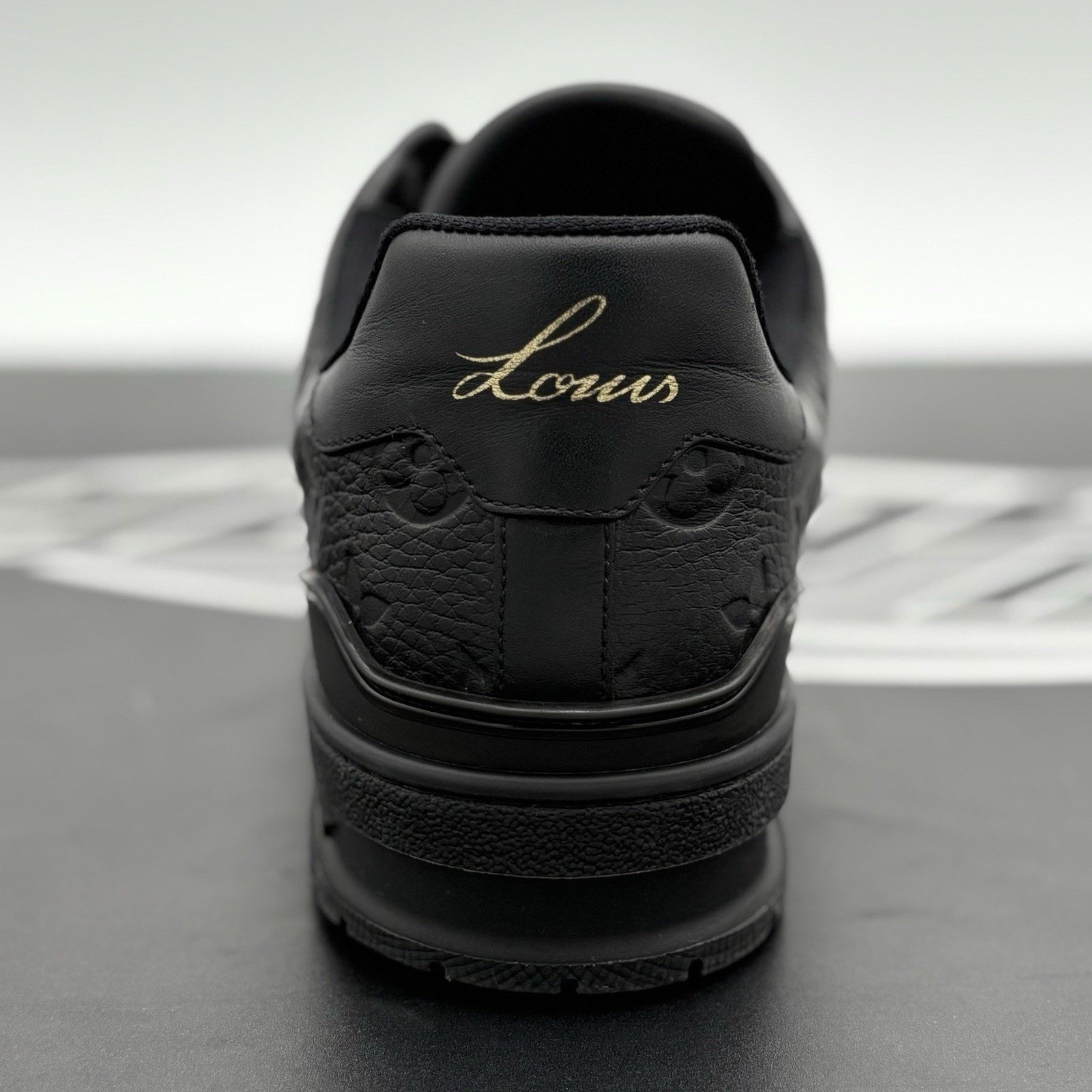 Louis Vuitton (US 7-7.5) Louis Vuitton Trainer ' Black ' | GOOD CONDITION! Size US 7.5 / EU 40-41 - 9 Thumbnail