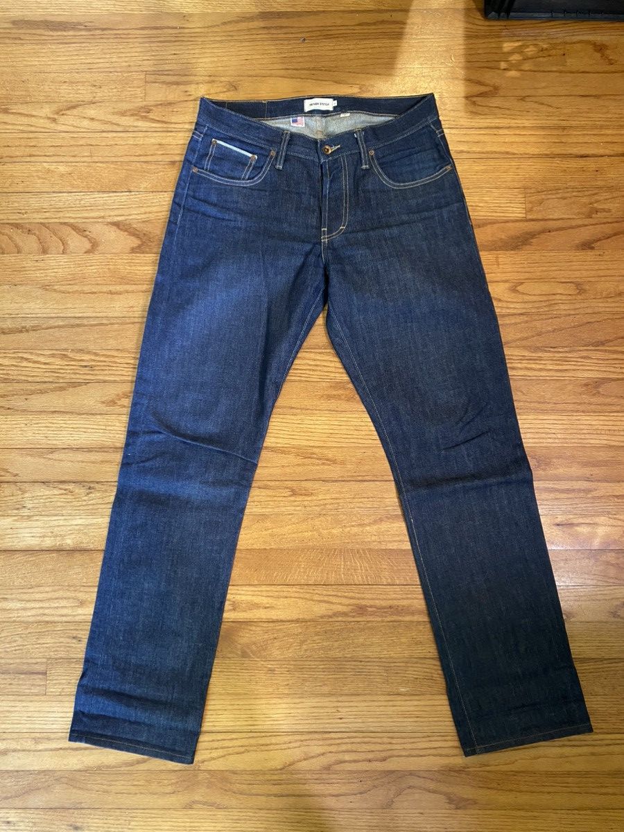 image of Taylor Stitch Cone Mills Selvedge Denim in Raw Indigo, Men's (Size 32)