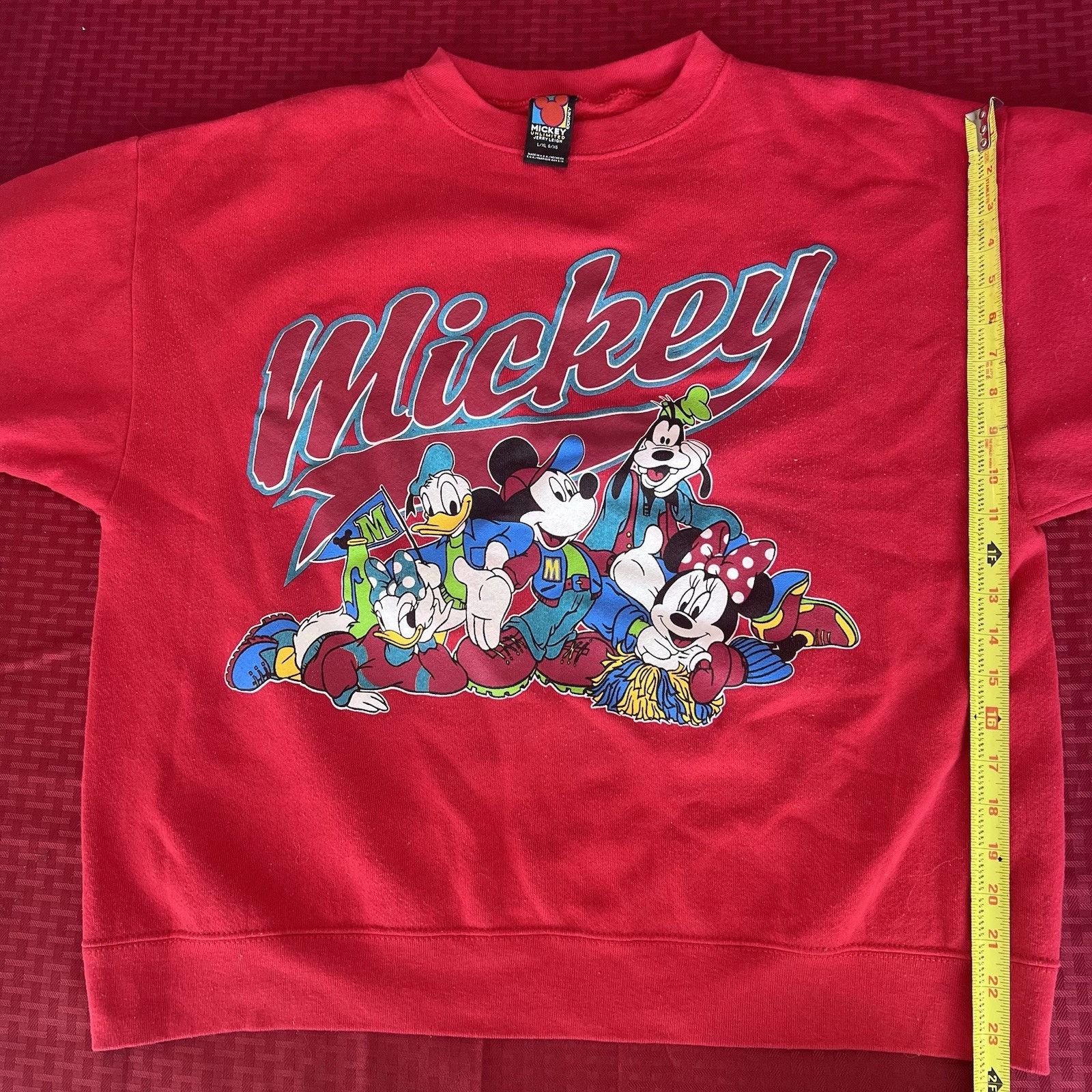 Disney Vintage Disney Mickey Mouse Sweatshirt Large Goofy Minnie Size US L / EU 52-54 / 3 - 5 Thumbnail