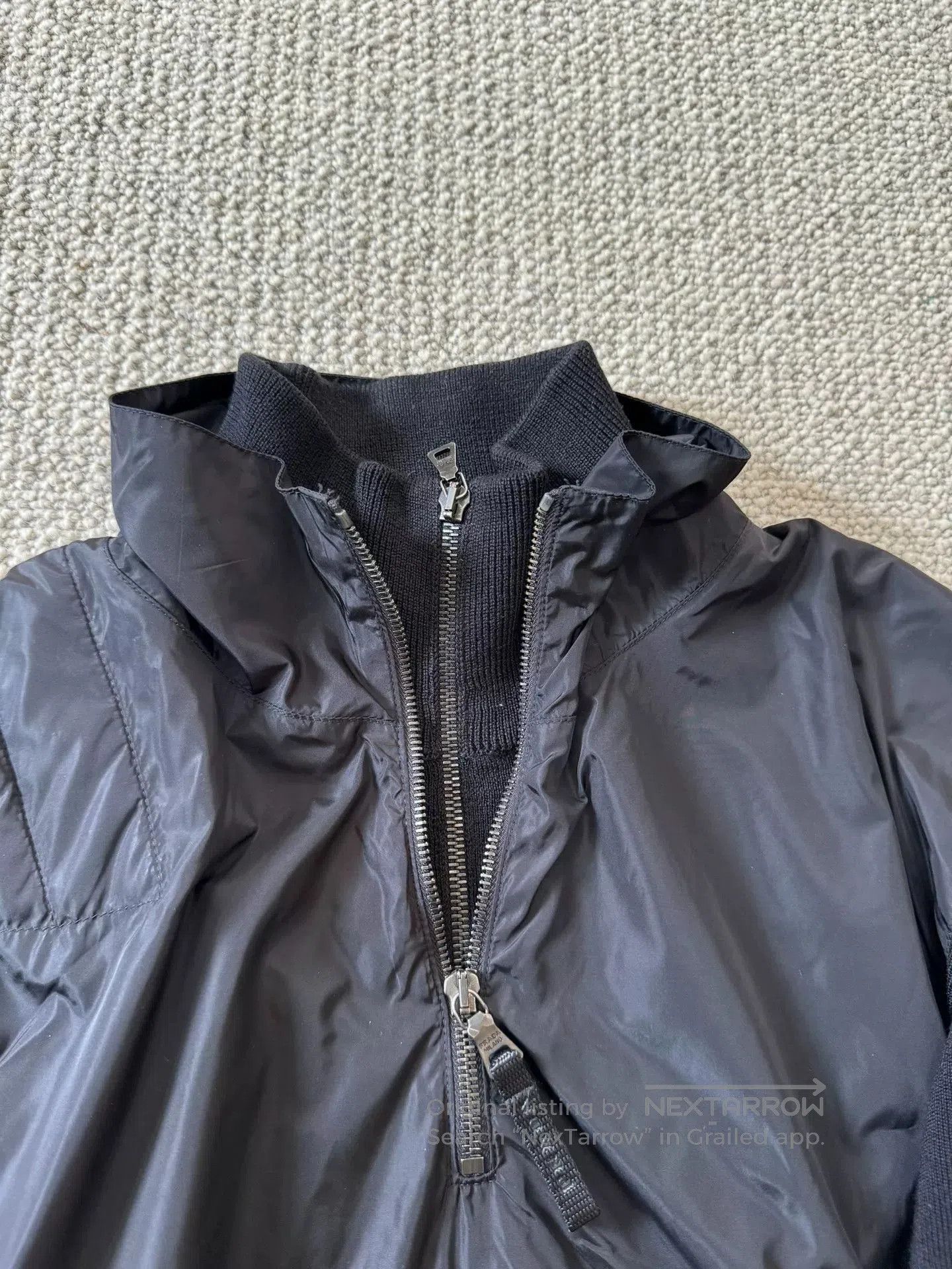 Prada PRADA Wool Zip Sweater. Size US L / EU 52-54 / 3 - 5 Thumbnail