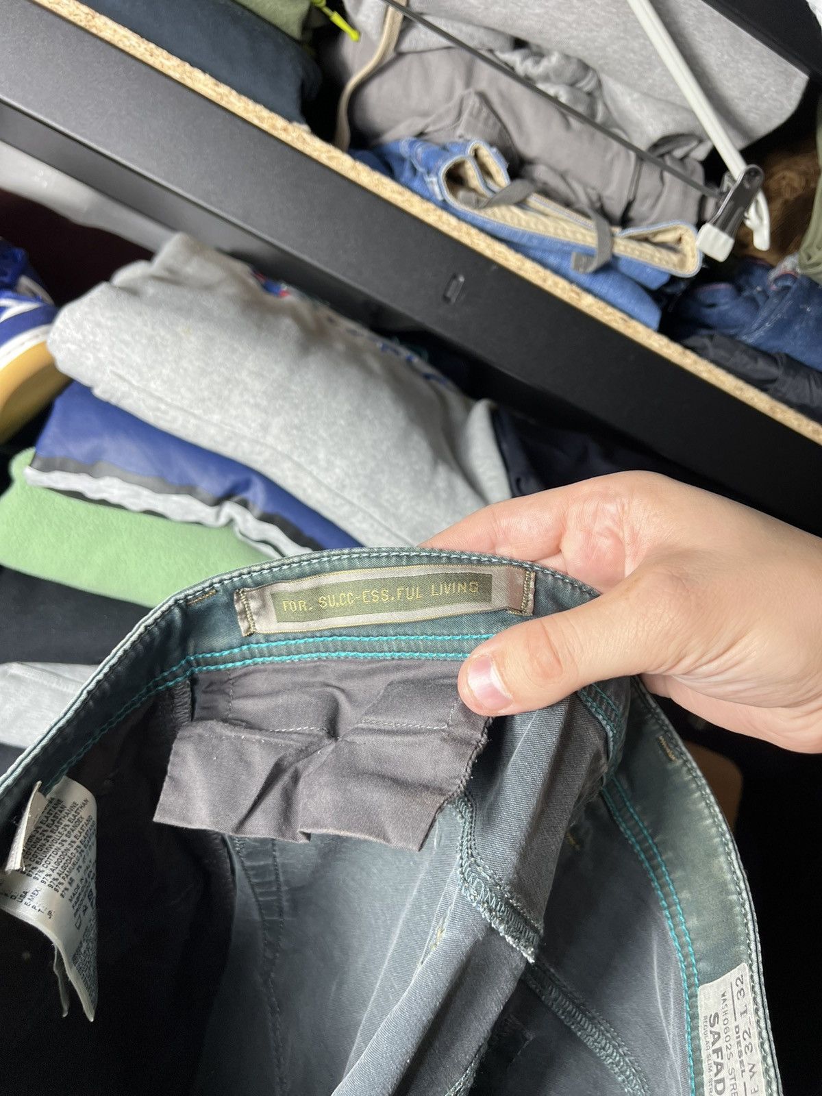 👖 Diesel Safado Regular Slim Straight Jeans Made in Italy