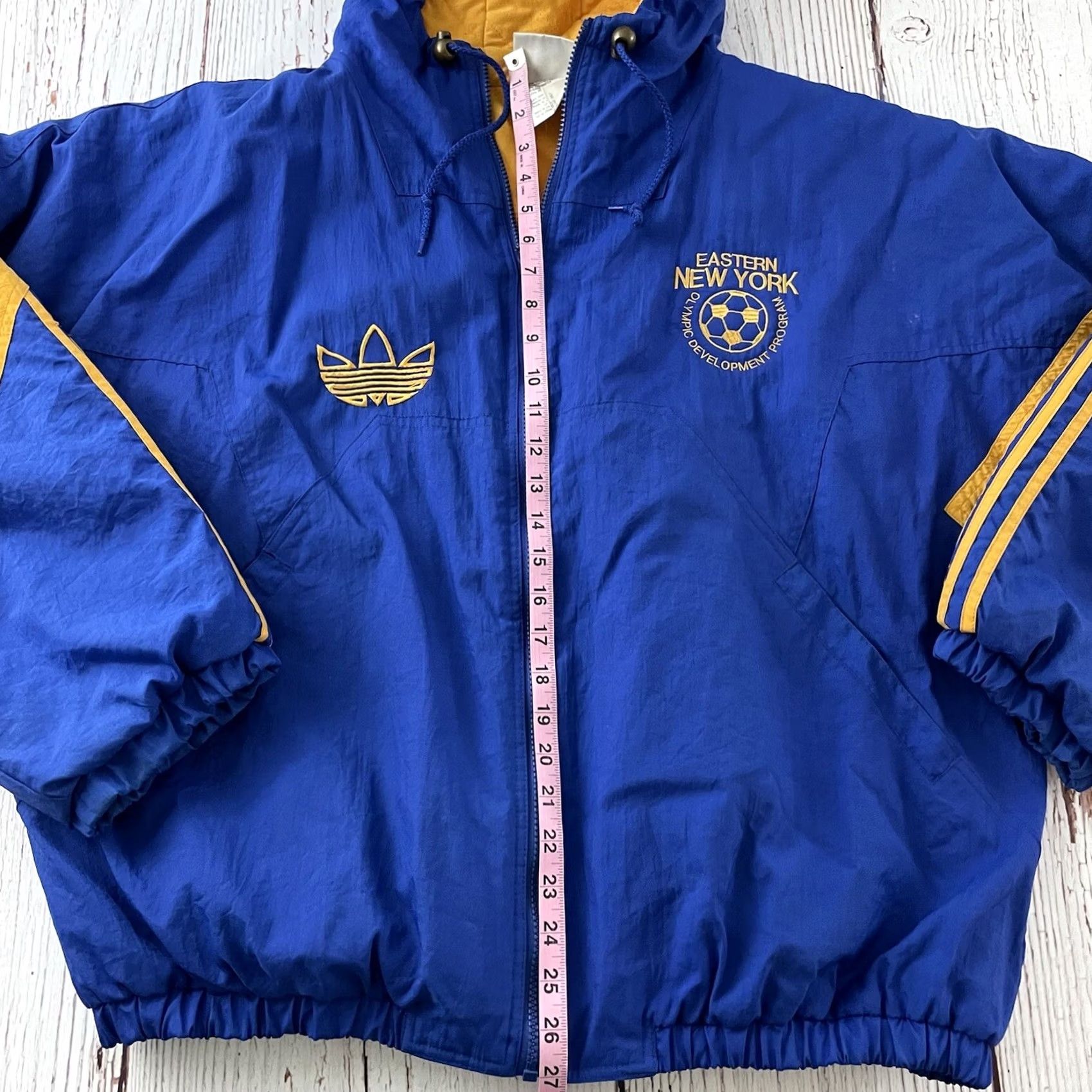 Adidas VINTAGE adidas Full Zip Jacket Men XL Blue Olympic Program Full Zip Puffer Jacket Mens XL Blue Olympic Program Adidas Jacket Size US XL / EU 56 / 4 - 6 Thumbnail