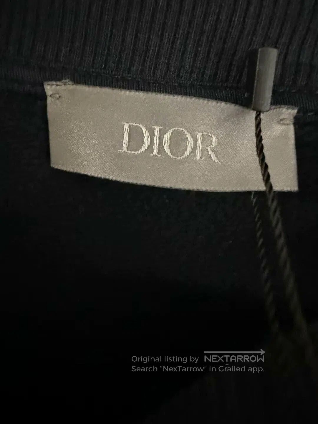 Dior dior black velvet logo sweatshirt medium. Size US M / EU 48-50 / 2 - 2 Thumbnail