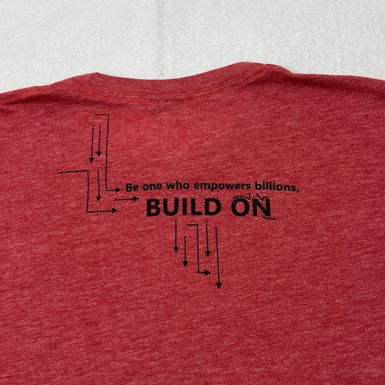 Tultex Microsoft Corporation Intern Build On Graphic T Shirt Size US L / EU 52-54 / 3 - 11 Thumbnail