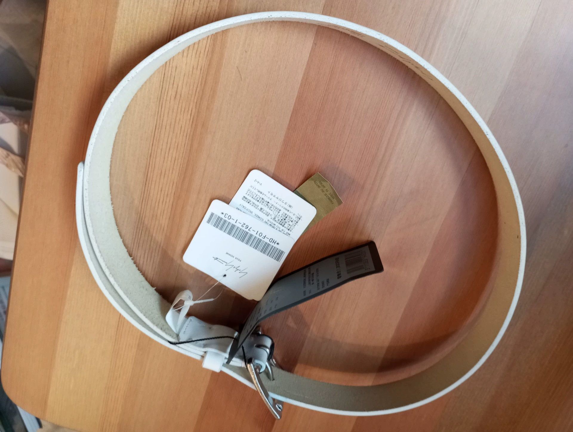 Yohji Yamamoto Yohji Yamamoto pour homme men's belt Size ONE SIZE - 5 Thumbnail