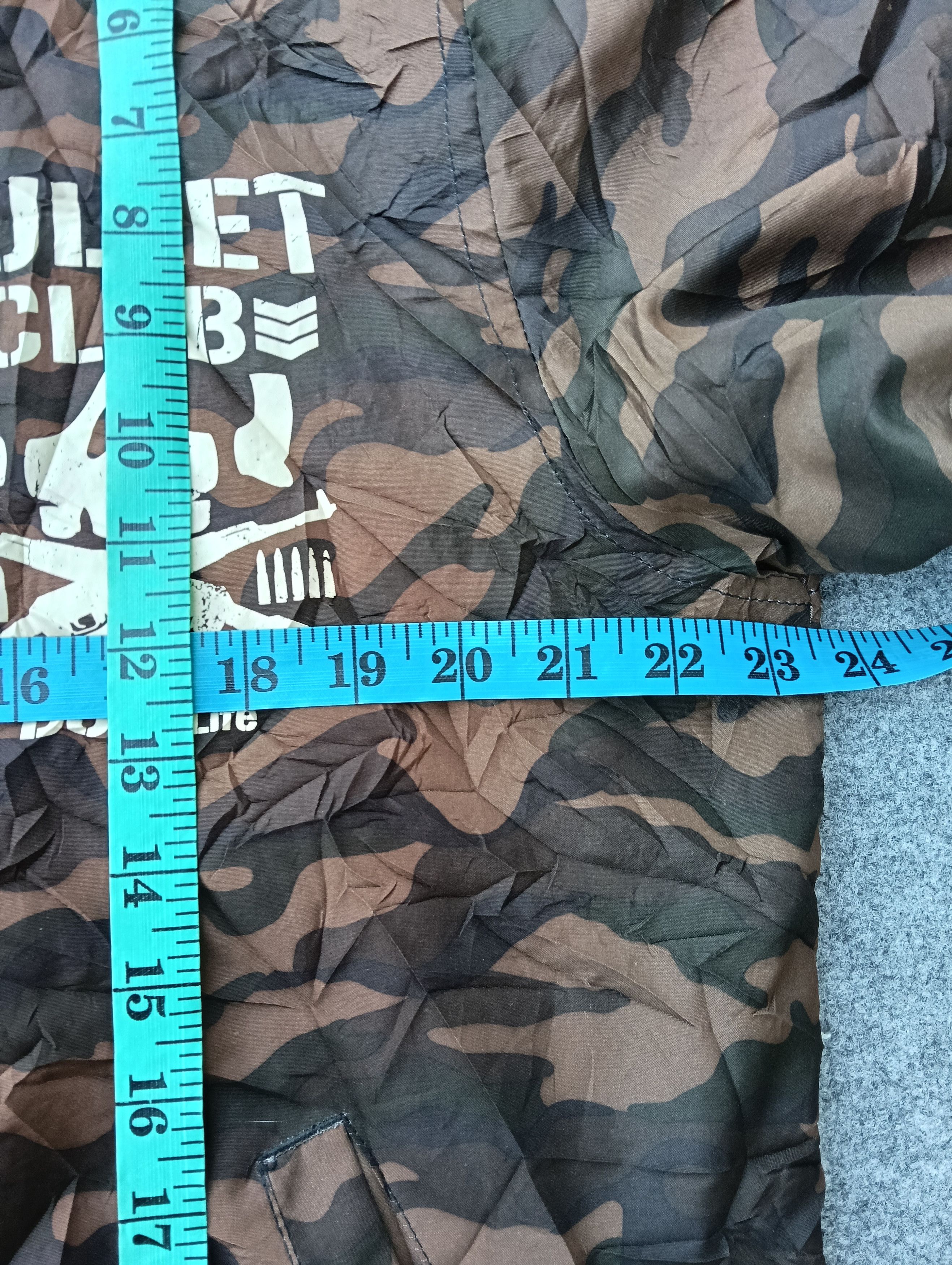 Bullet Noise Bullet Club BC-4 Life camouflage bomber jacket spell out. Size US XL / EU 56 / 4 - 9 Thumbnail