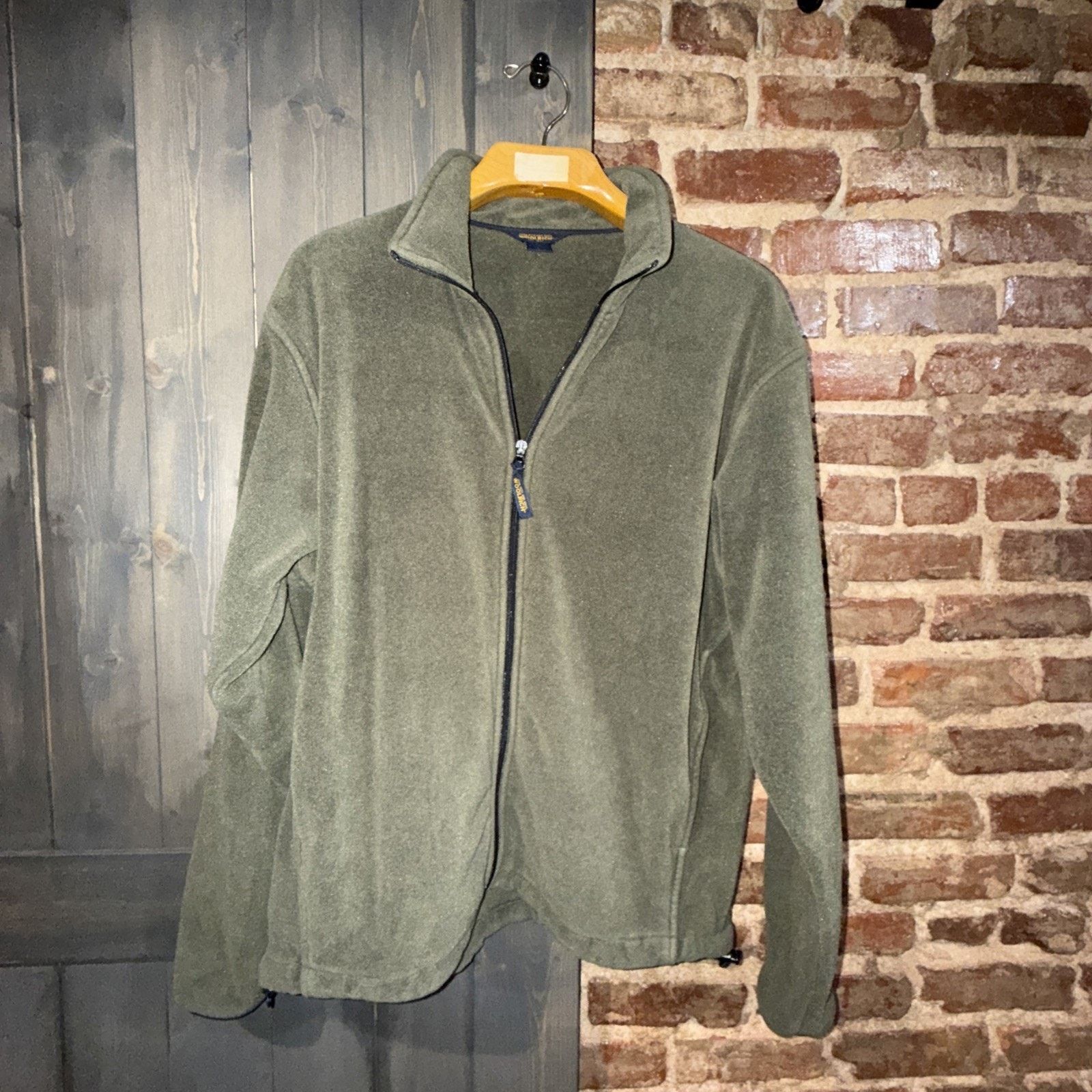Woolrich Woolen Mills Woolrich Full Zip Jacket Olive Green L Outdoors Gorpcore Size US L / EU 52-54 / 3 - 2 Thumbnail