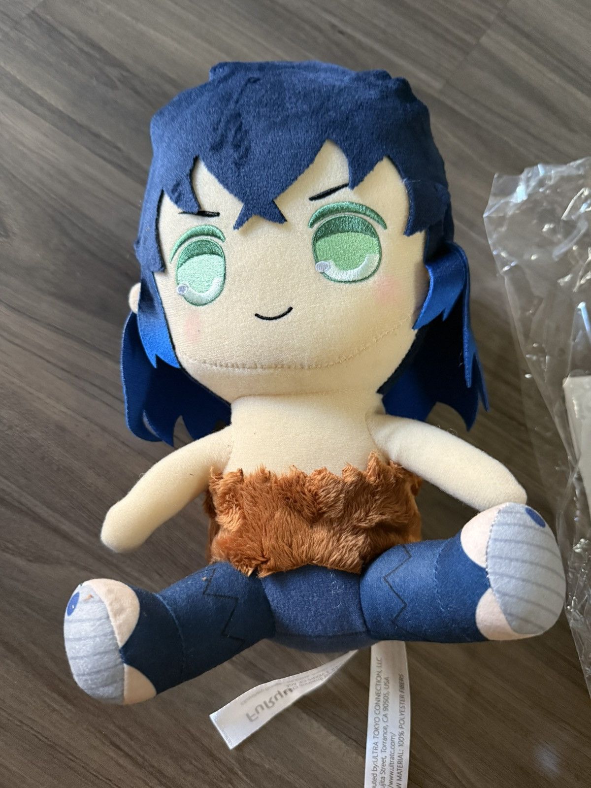 Frye Furyu Anime Plush Doll Blue Hair Caveman Outfit Character Size ONE SIZE - 1 Thumbnail