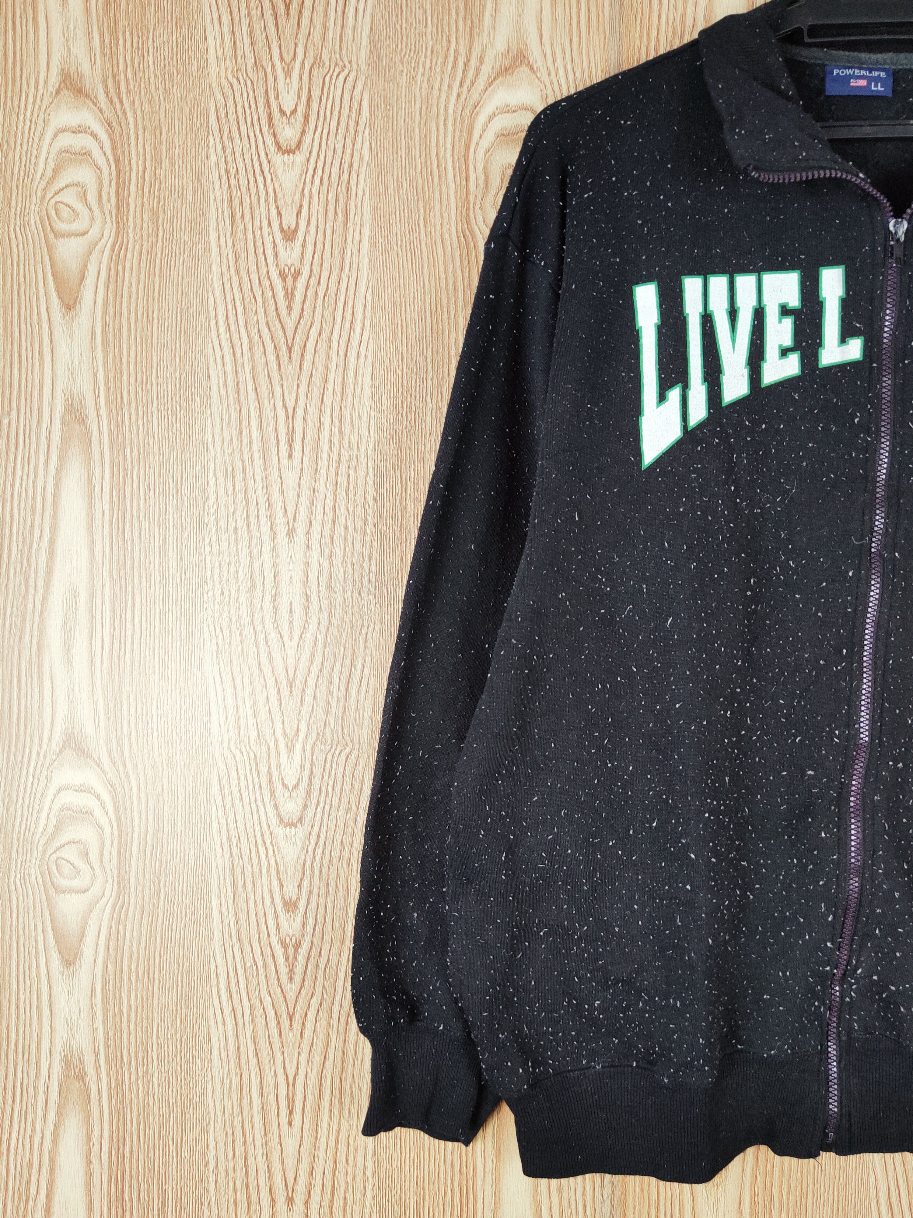 Japanese Brand × Vintage Vintage "LIVELIHOOD" Powerlife Black Sweaters Jacket Size US L / EU 52-54 / 3 - 5 Thumbnail