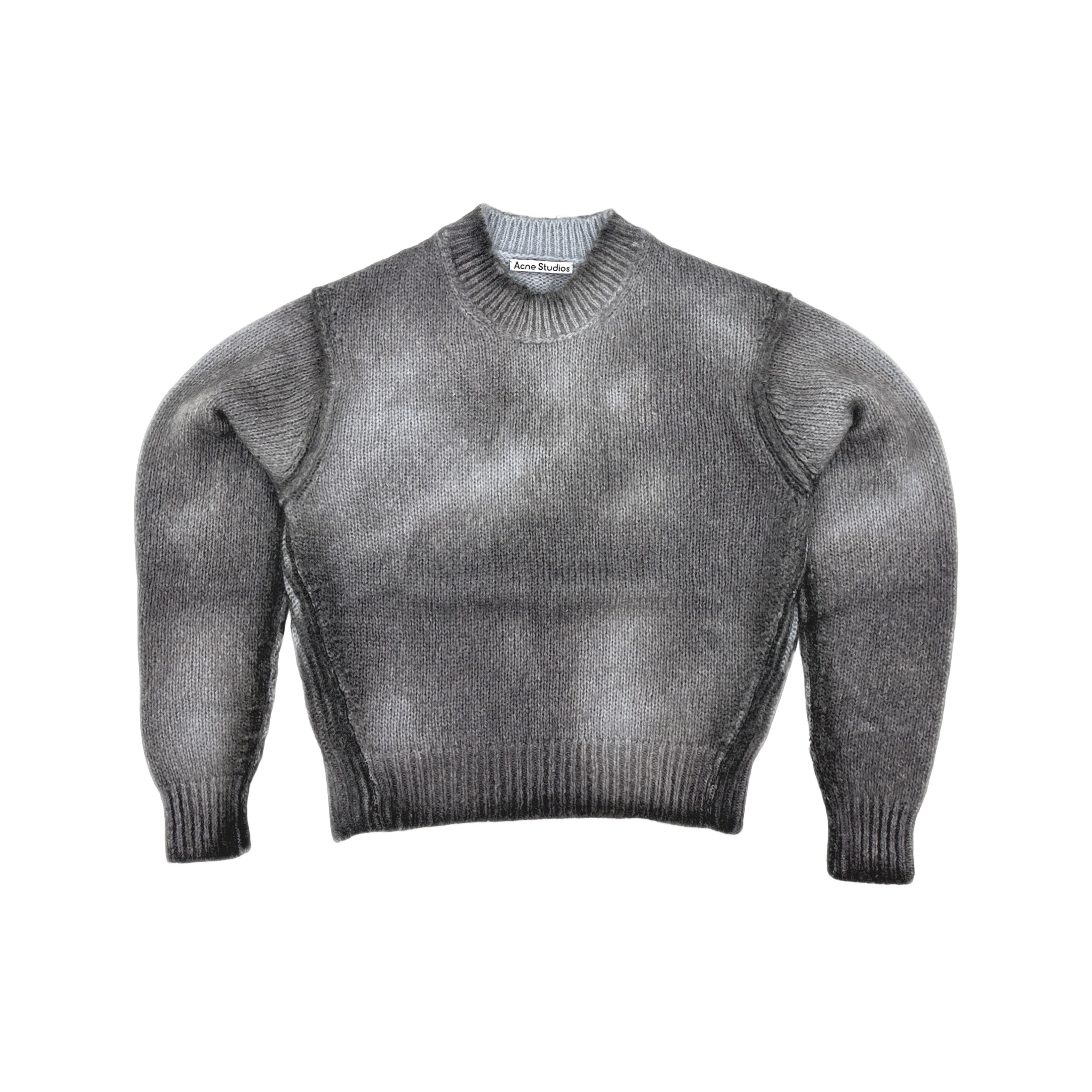 Acne Studios Acne Studios Spray Print Mohair Sweater S Size S / US 4 / IT 40 - 1 Thumbnail