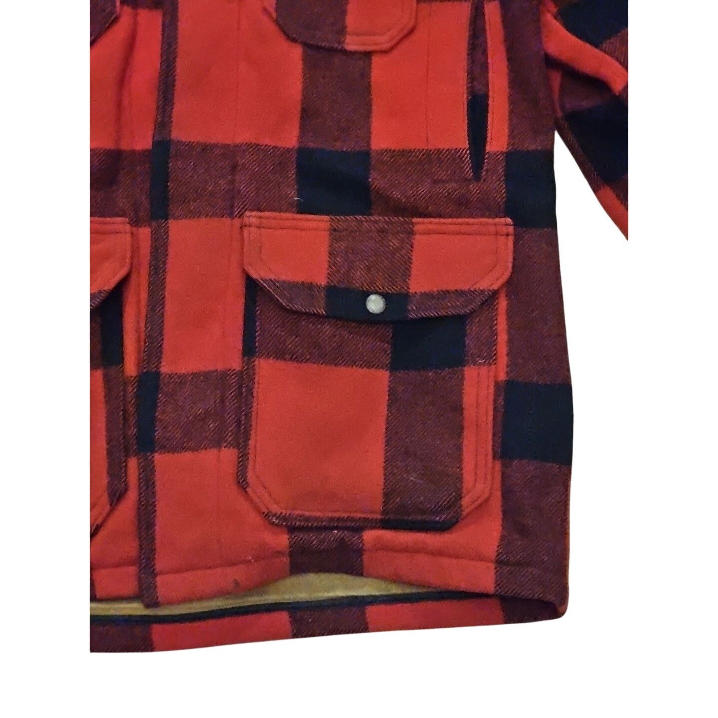 Woolrich Woolen Mills 1950s Woolrich Buffalo Plaid Mackinaw Jacket (Size 40) Size US M / EU 48-50 / 2 - 10 Thumbnail