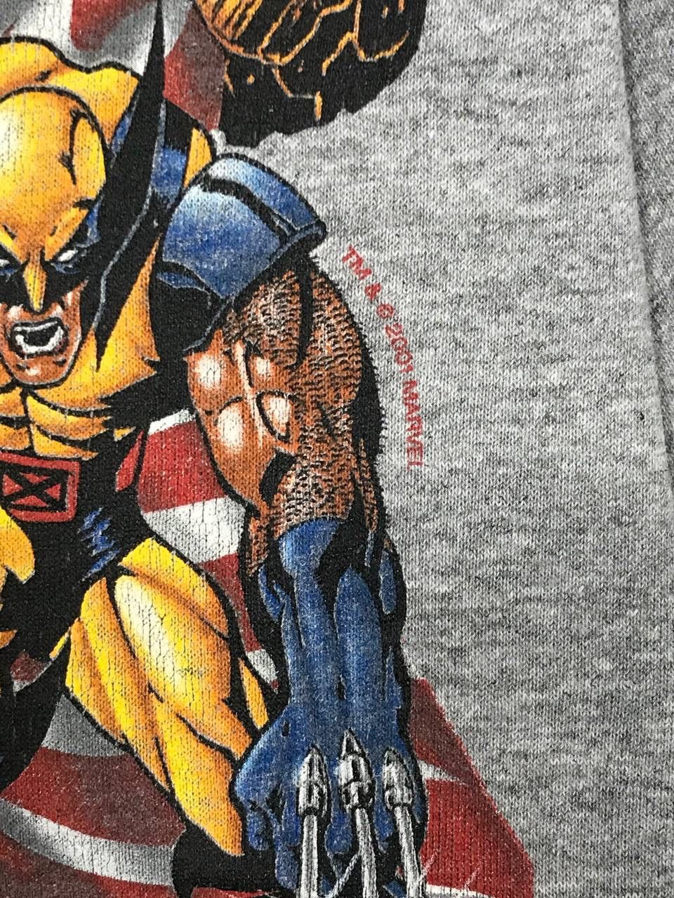 Marvel Comics Vintage Marvel Superhero Wolverine Captain America Hulk Size US L / EU 52-54 / 3 - 3 Thumbnail