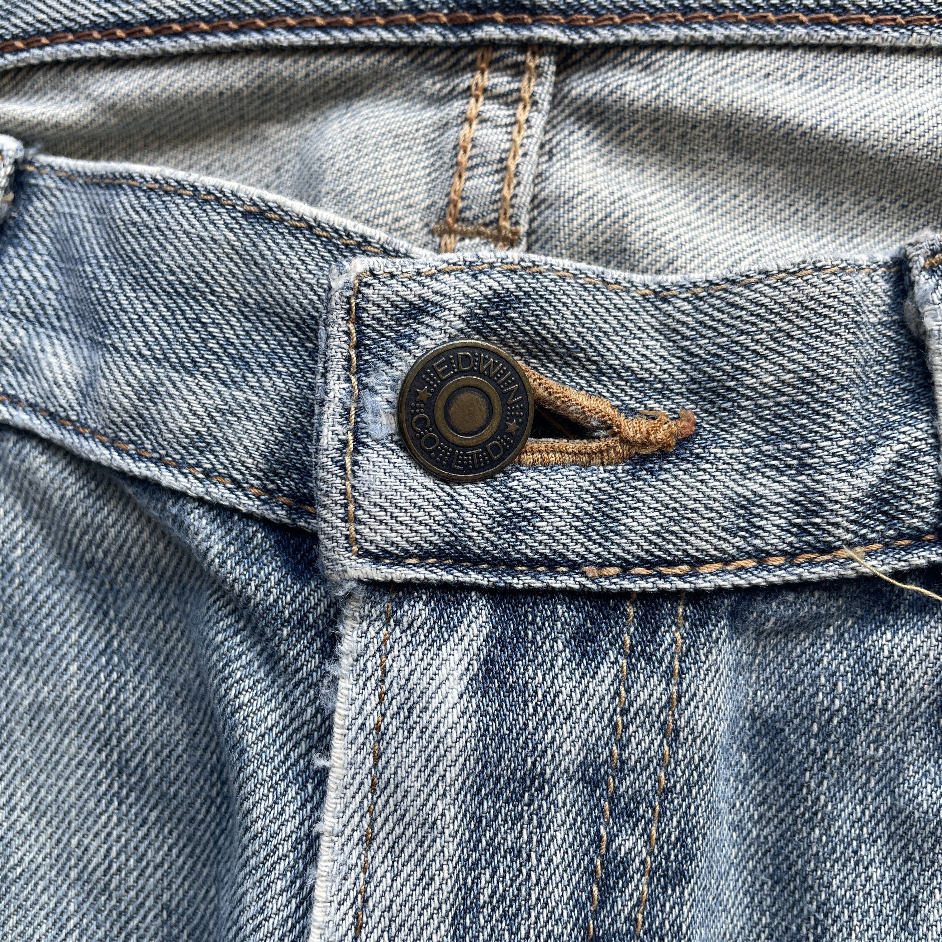 Edwin W33x30 Vintage Edwin 403 Denim Faded Japan Jeans Pants Size US 33 - 6 Thumbnail