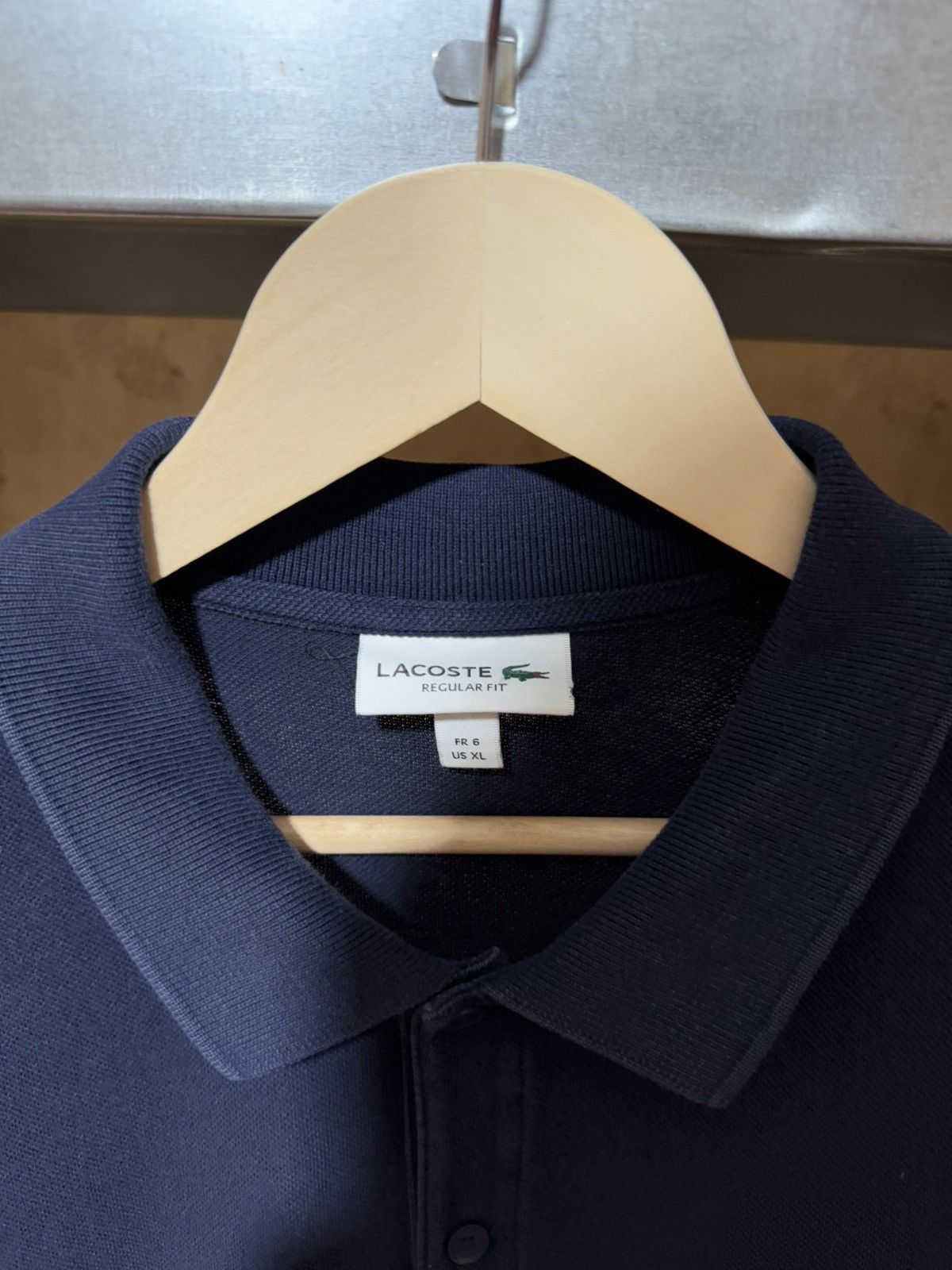 Lacoste × Vintage Vintage 90s Lacoste Polo T-Shirt Made In France Y2K HYPE Size US XXL / EU 58 / 5 - 4 Thumbnail