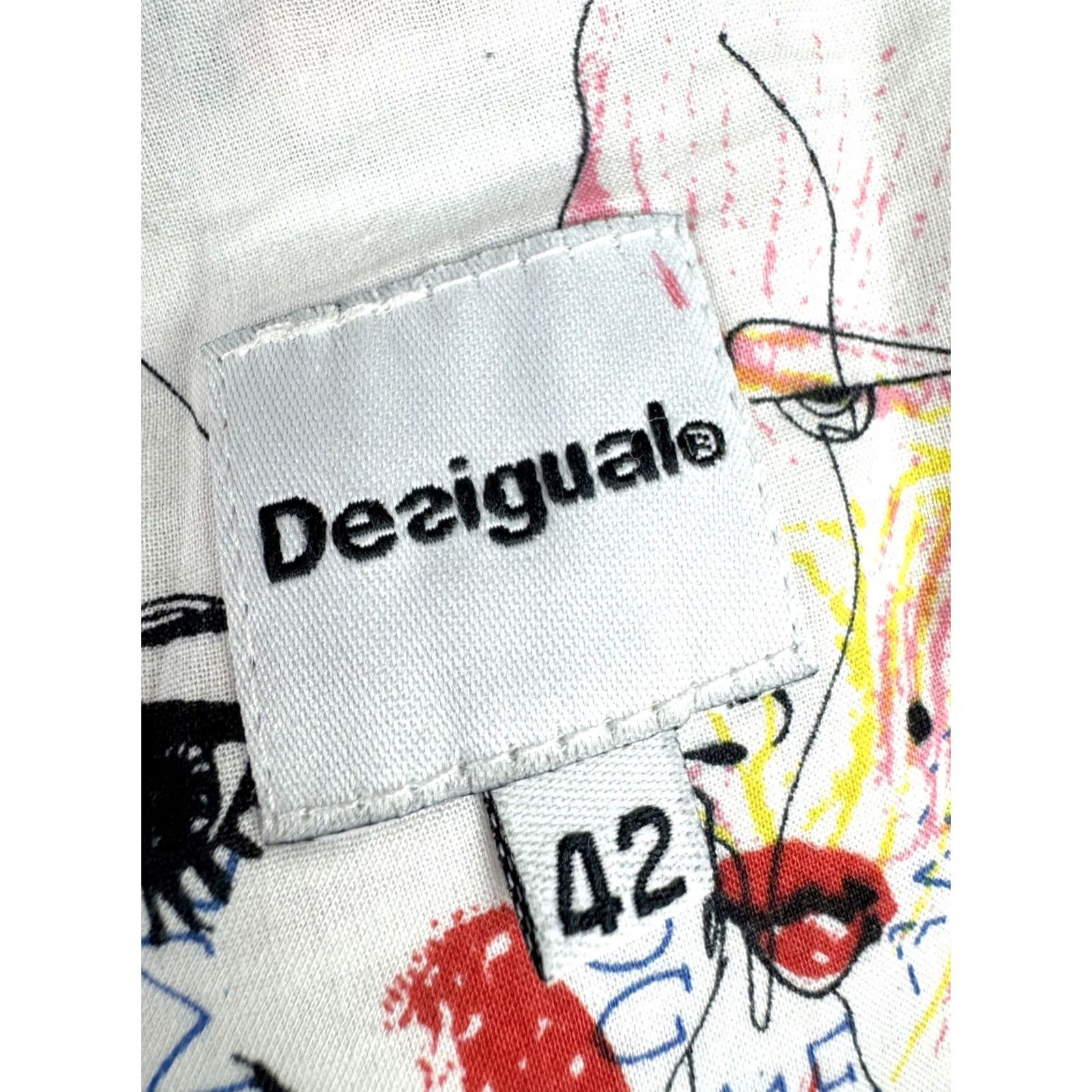 Desigual Desigual Skirt Womens Size 42 Midi White Dresswear Skirt Women 42 White Midi Desigual Womens Skirt 42 White Midi Size 28" / US 6 / IT 42 - 5 Thumbnail