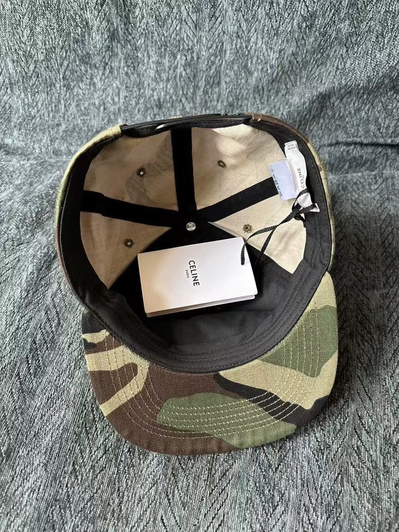 Celine Celine Camouflage Duckbill Cap Size ONE SIZE - 3 Thumbnail