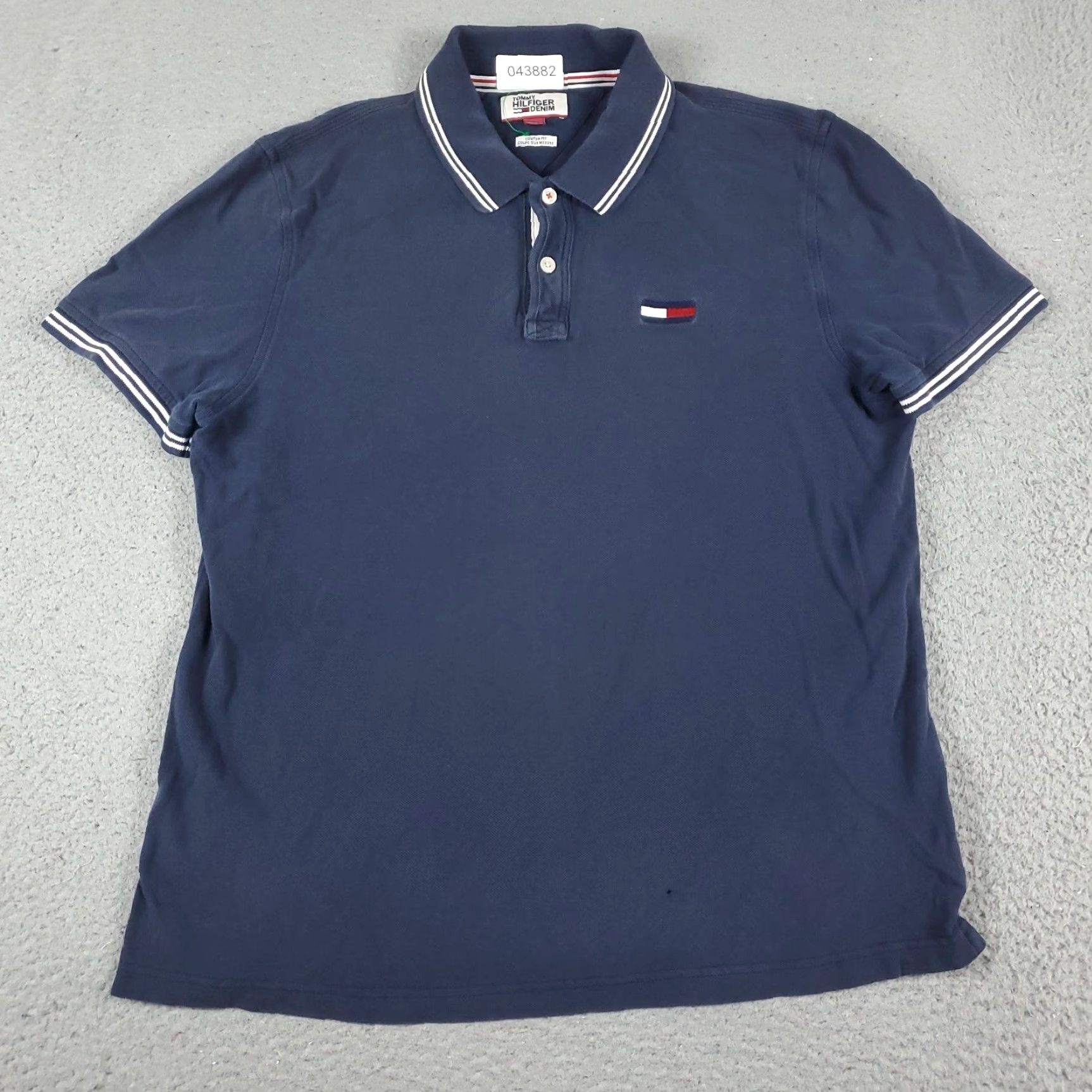 Tommy Hilfiger Tommy Hilfiger Polo Shirt Mens Medium Blue Casual Short Sleeve Activewear Size US M / EU 48-50 / 2 - 2 Thumbnail