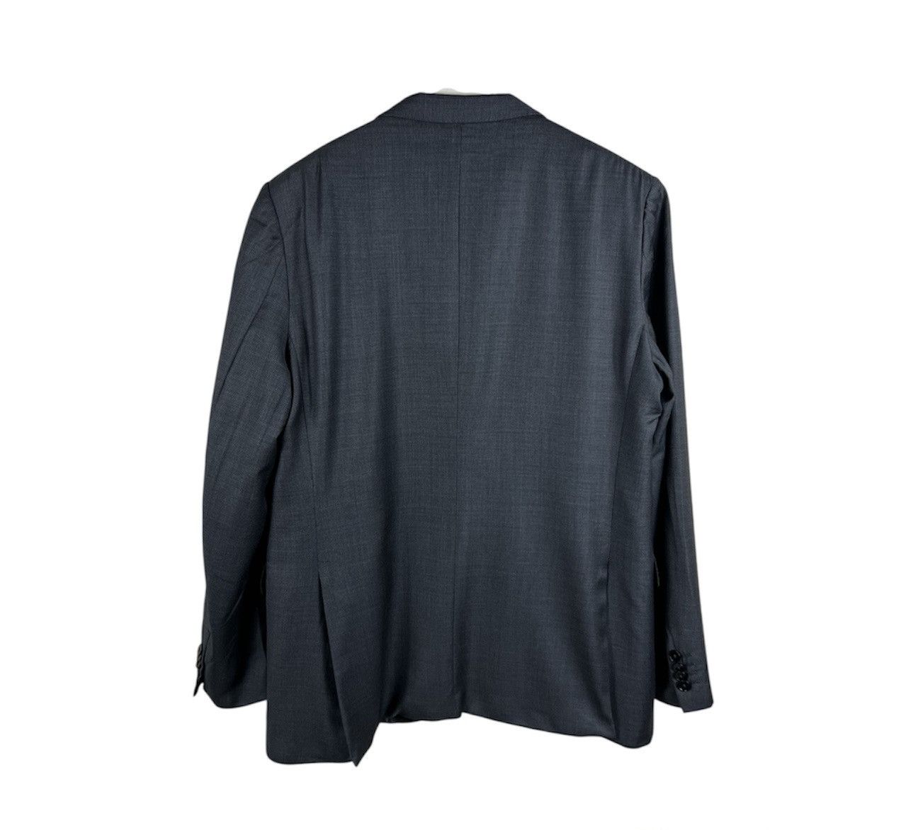 Ermenegildo Zegna Ermenegildo Zegna trofeo wool suit blazer jacket dark grey Size 44R - 2 Thumbnail
