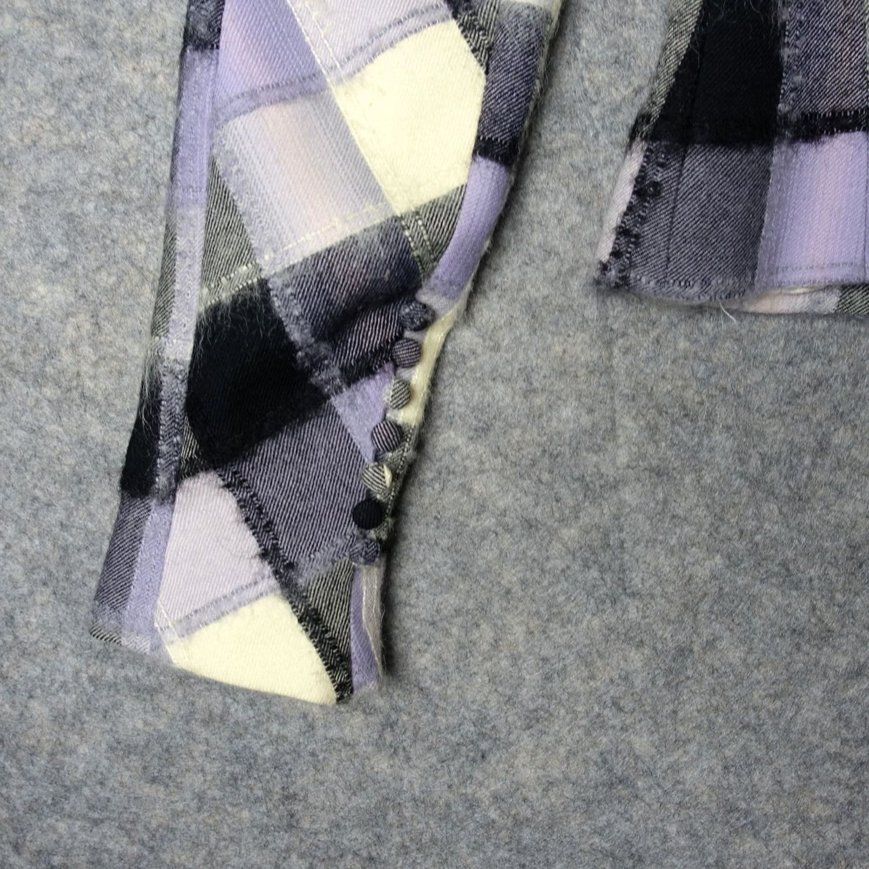 John Galliano VINTAGE John Galliano Blazer Womens 6 Wool Plaid 90s Designer Jacket Blazer Womens 6 Black Silk Lined Pattern Plaid Buttoned Coat Tailored, Mens? Size M / US 6-8 / IT 42-44 - 7 Thumbnail