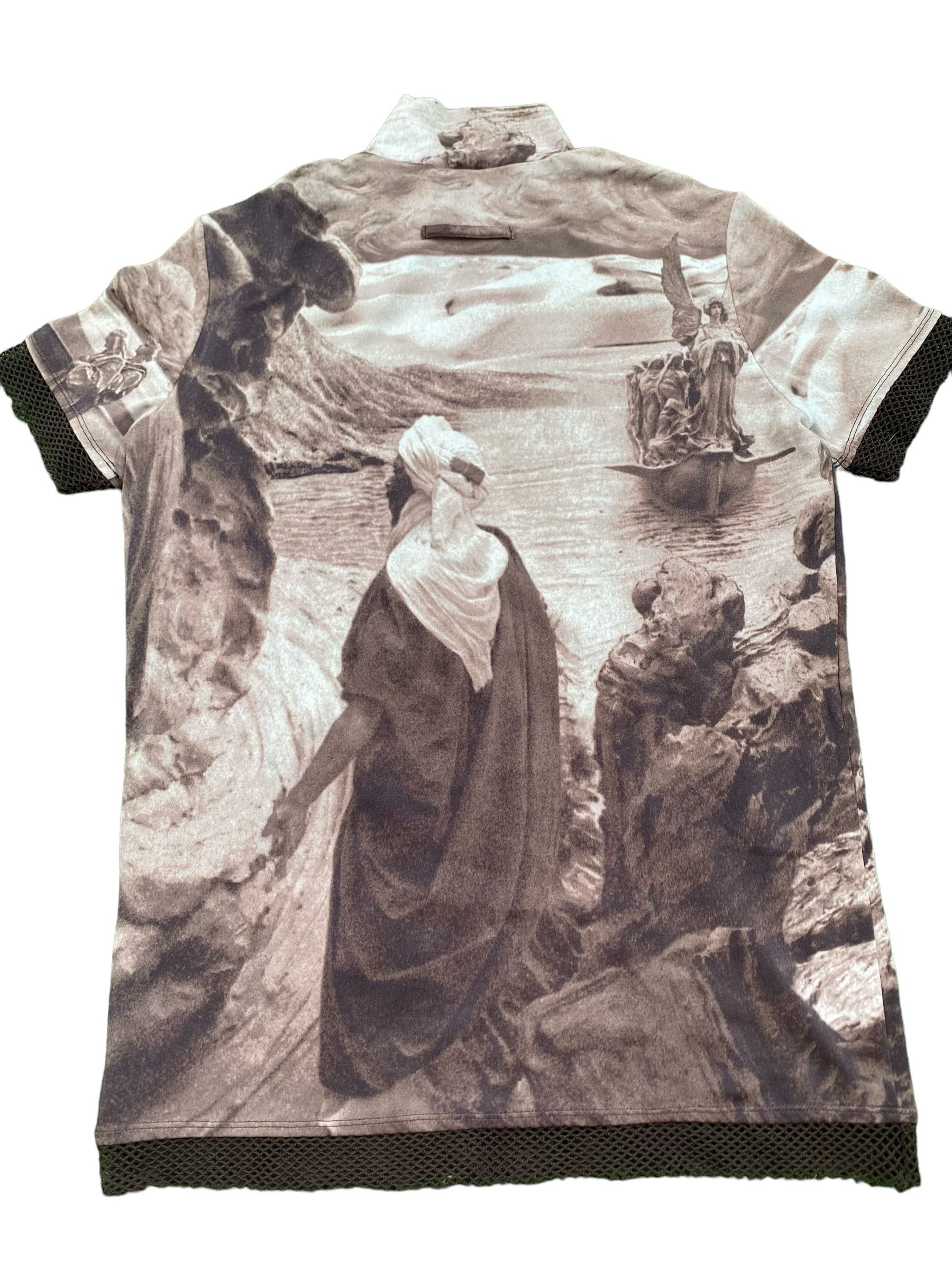 Jean Paul Gaultier Jean Paul Gaultier ‘Bedouins’ Mesh Tattoo Mock Neck Size US M / EU 48-50 / 2 - 3 Thumbnail