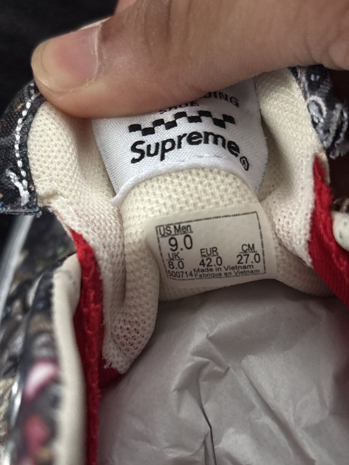Supreme × Vans Supreme x Mike Kelly Vans (Blue) Size US 9 / EU 42 - 7 Thumbnail