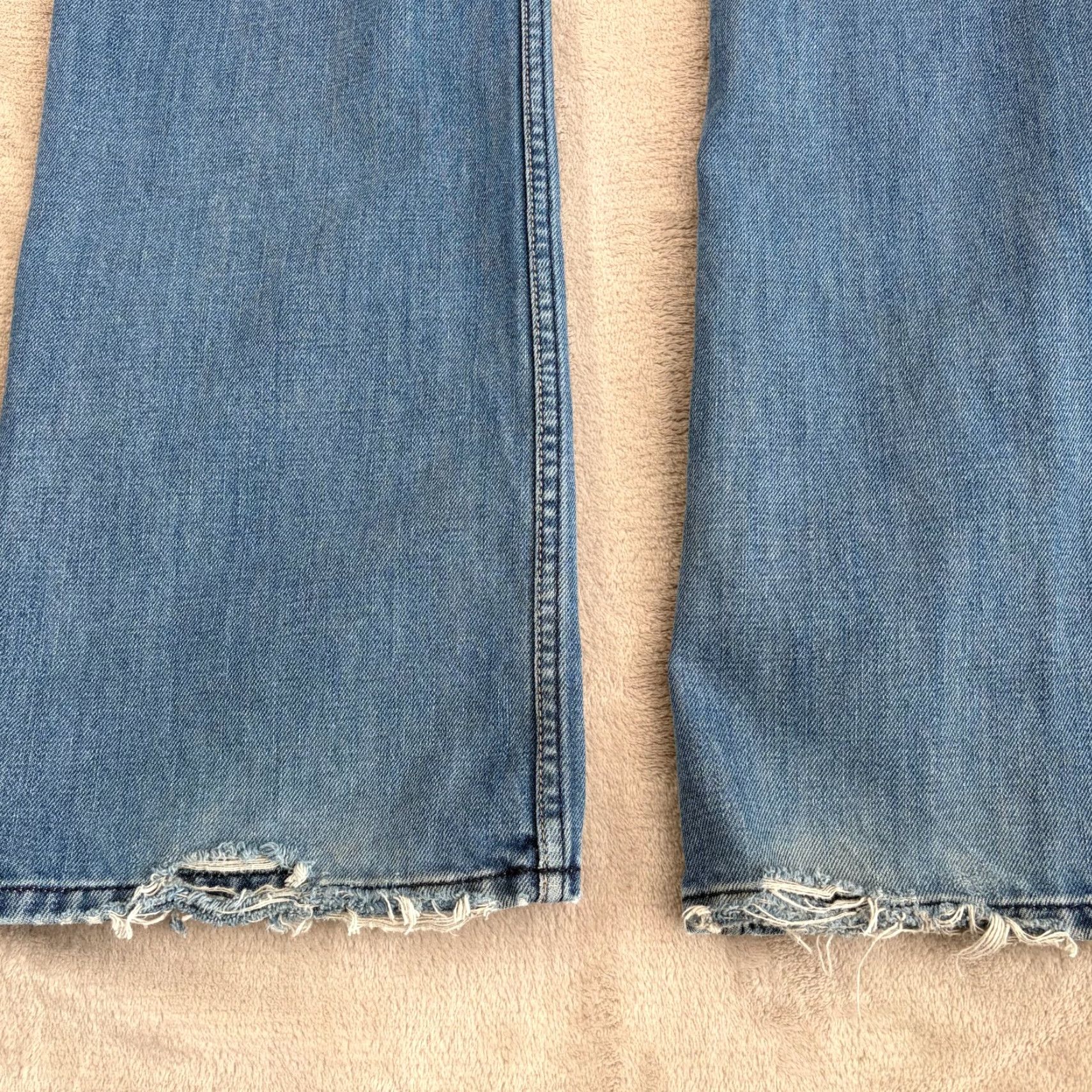 Diesel Diesel Zatiny Jeans Men 36x34 Bootcut 5-Pocket Blue Distressed Button Fly Denim Regular Rise Mid Vintage: No Size US 36 / EU 52 - 7 Thumbnail