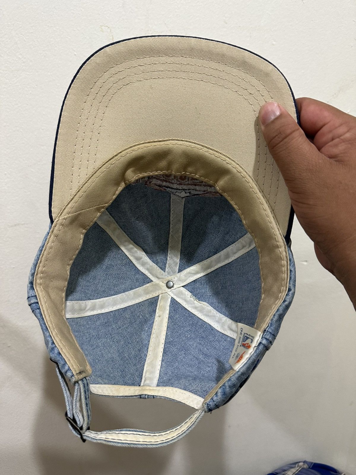 NBA VTG 90’s Denver Nuggets Retro Denim Hat Size ONE SIZE - 6 Thumbnail