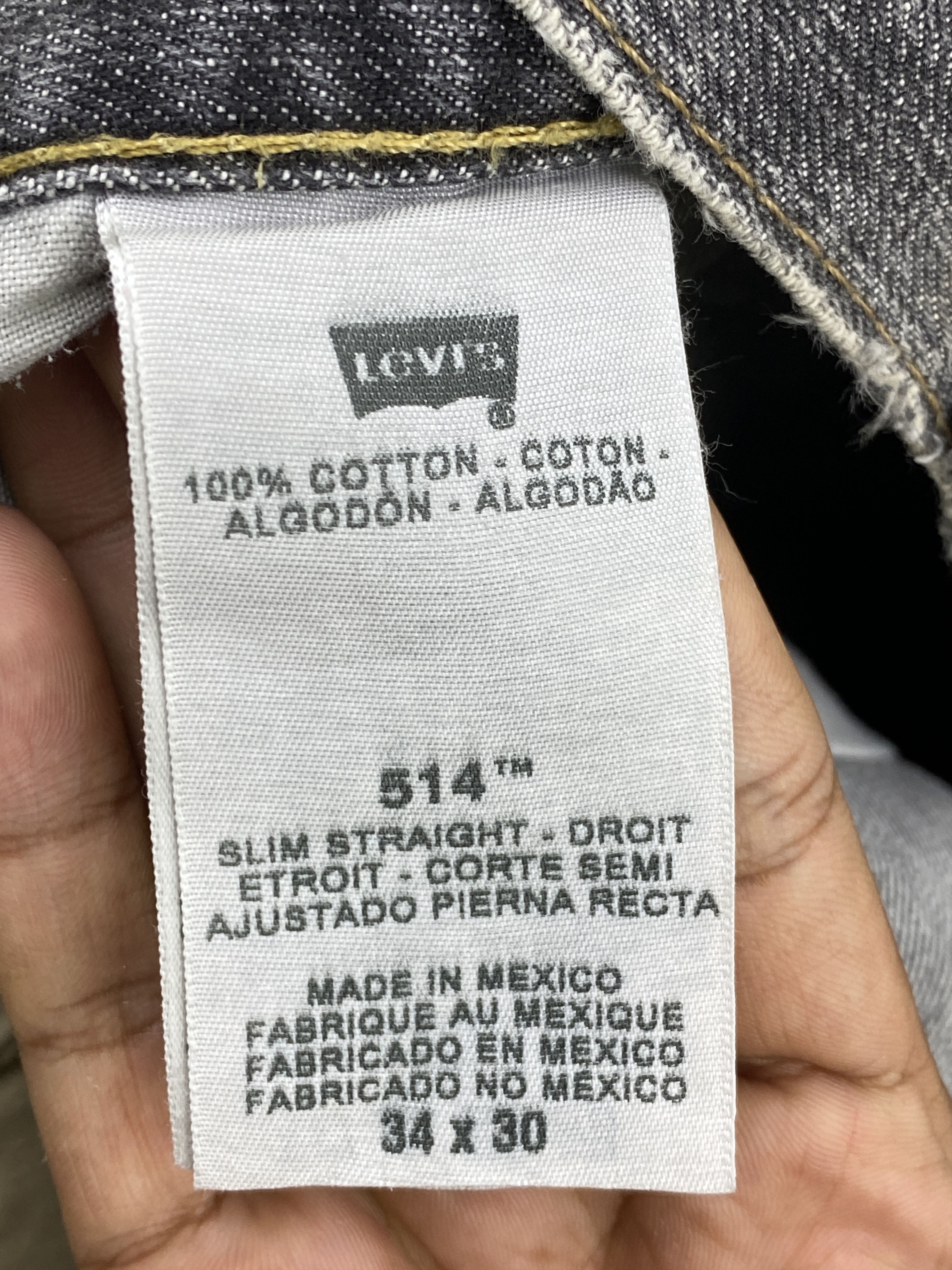 Levi's Vintage Levis 514 Faded Black Distressed Jeans DP2640 Size US 32 / EU 48 - 13 Thumbnail