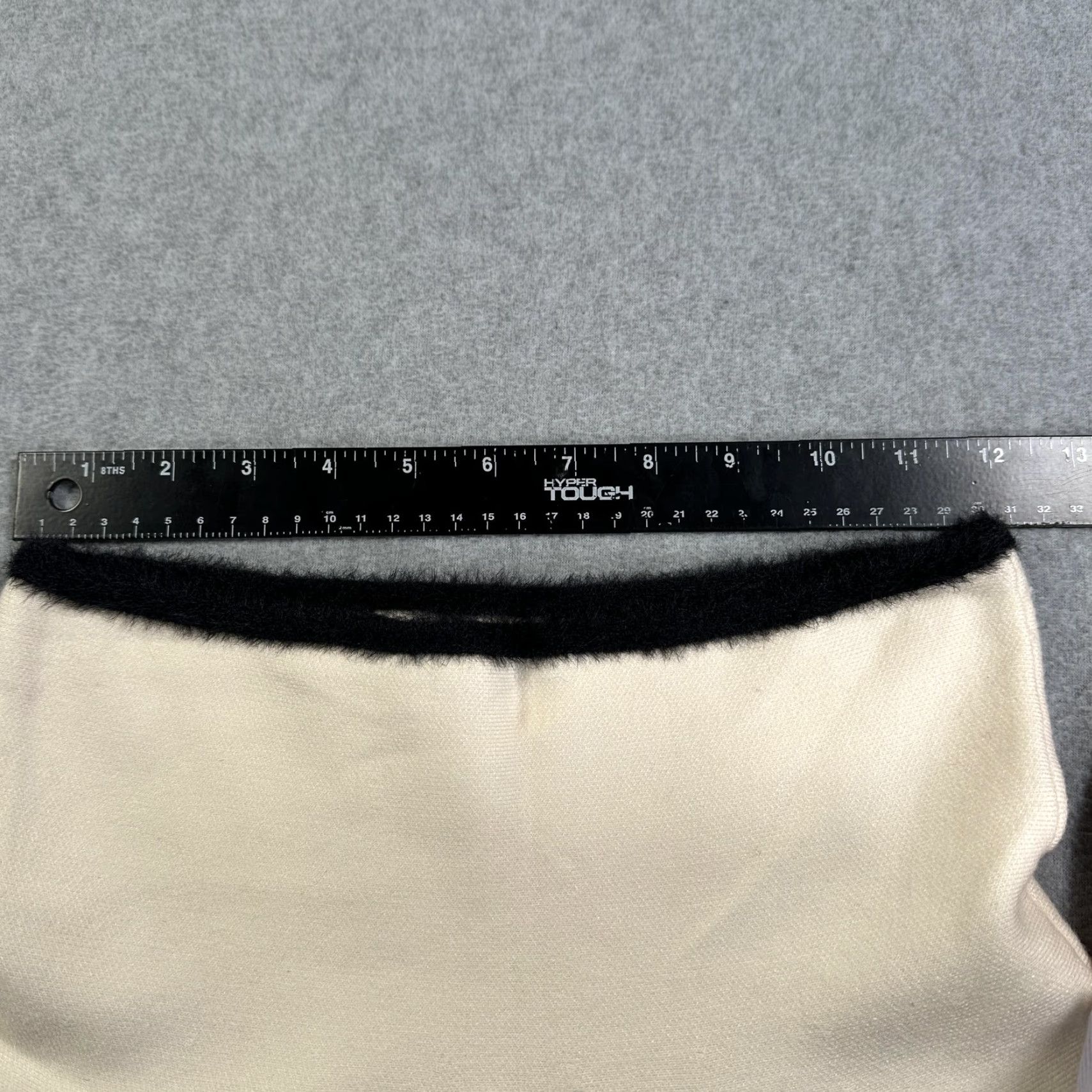 Zara Zara Knit Skirt Womens Large White A-Line Short High Waist Flare Stretch Casual Size 36" / US 14 / IT 50 - 7 Thumbnail