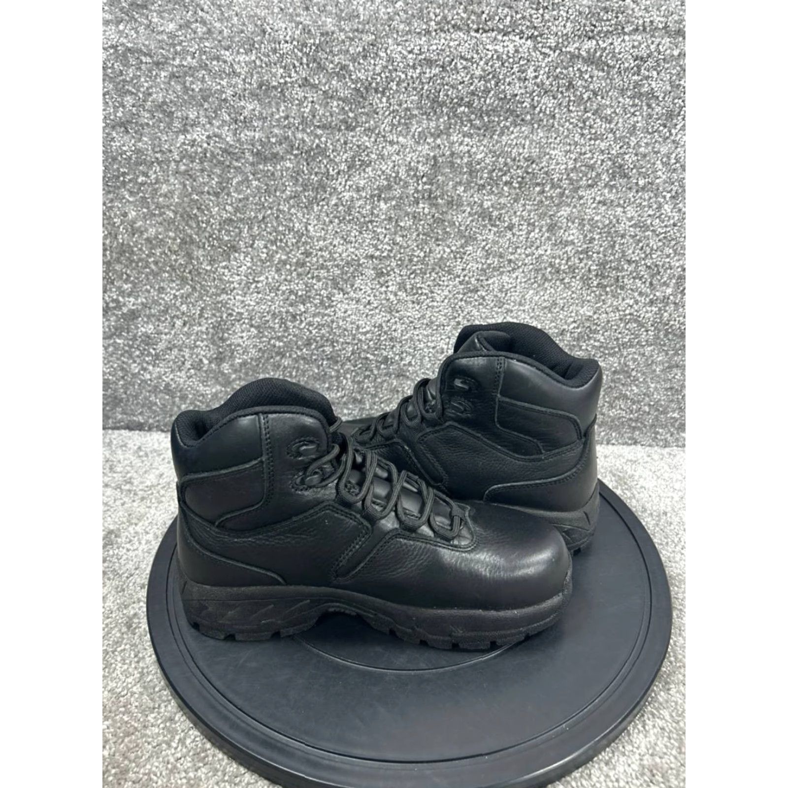 Vintage SR Max Work Boots Womens Size 7.5 Extra Wide Black Leather Composite Toe Waterproof Electric Hazard Size US 7.5 / IT 37.5 - 4 Thumbnail