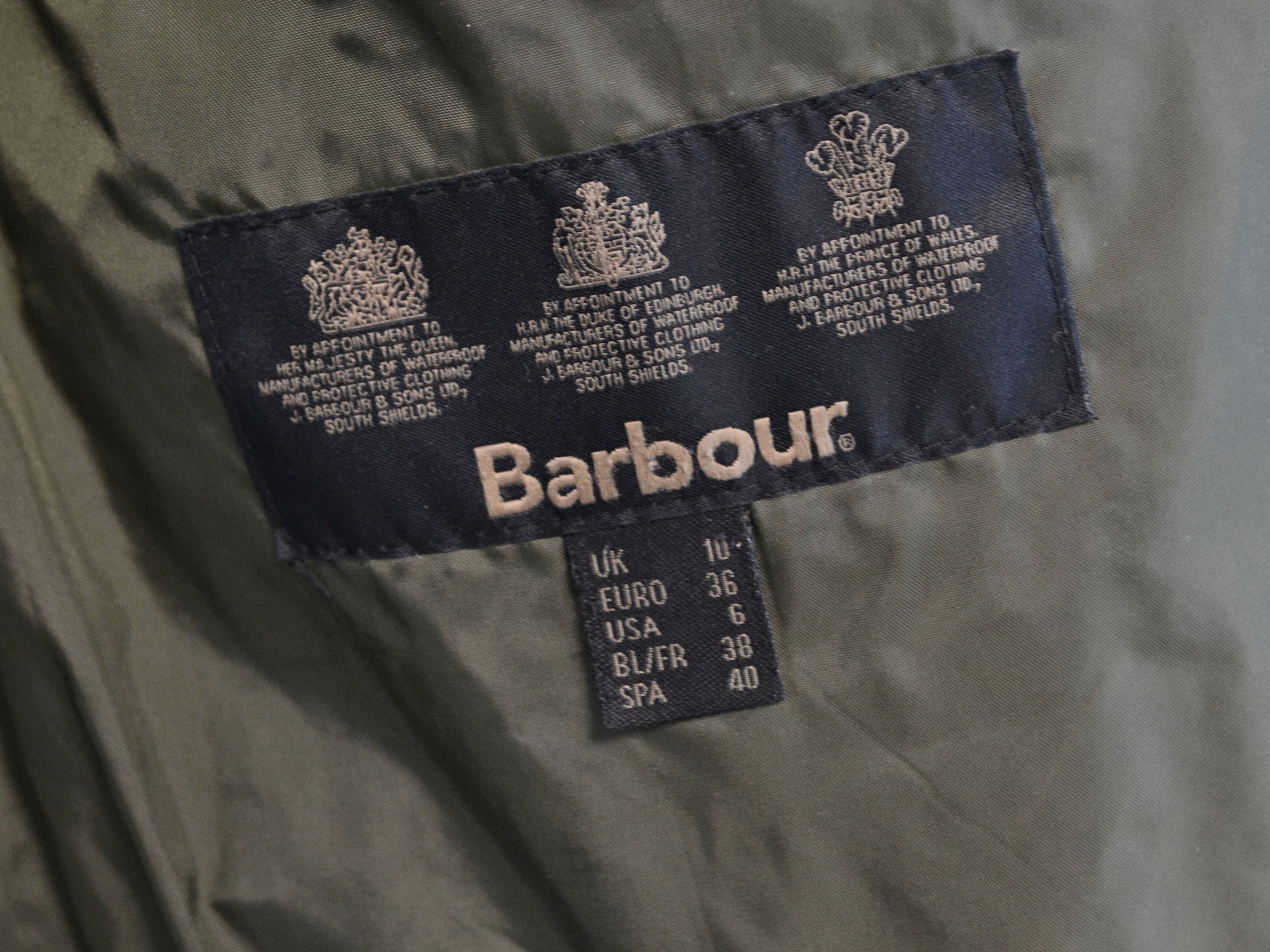 Barbour BARBOUR Vintage Women’s Green Tweed Quilted Jacket Size S / US 4 / IT 40 - 8 Thumbnail