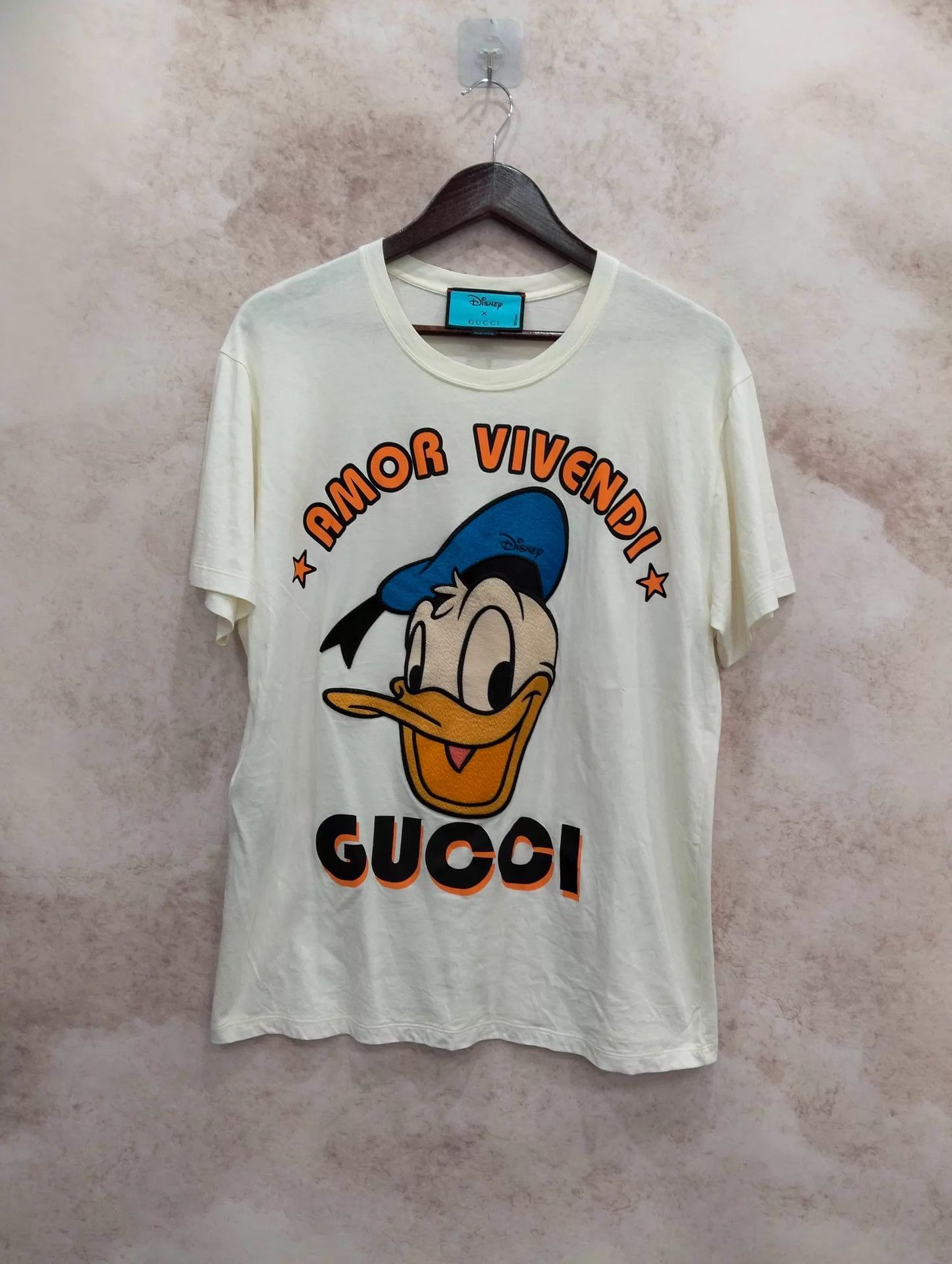 Gucci GUCCI Donald Duck Print Short Sleeve Tee Size S Size US S / EU 44-46 / 1 - 1 Thumbnail
