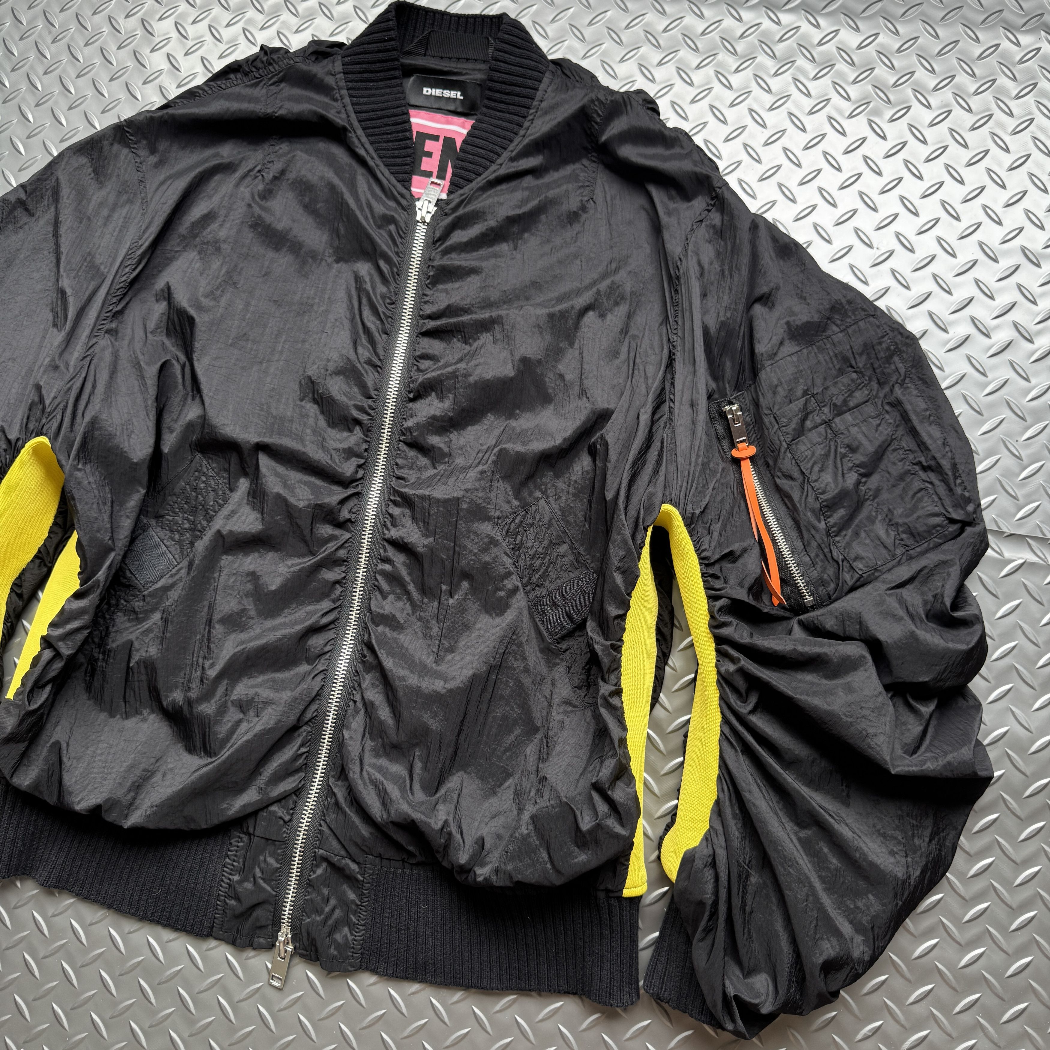 Diesel Diesel × Silence in Noise Oversized Bomber Jacket Size US L / EU 52-54 / 3 - 3 Thumbnail