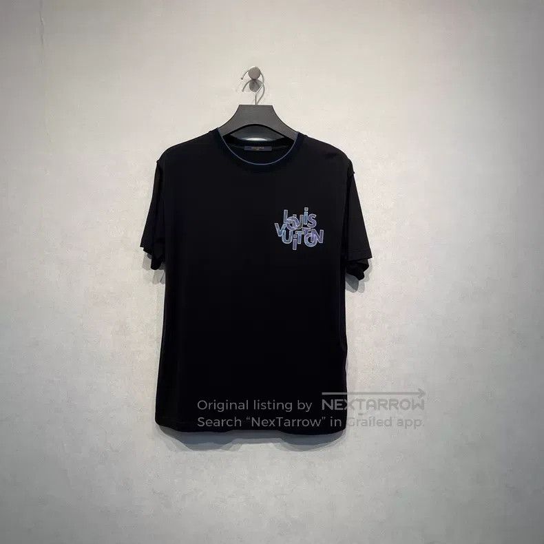 Louis Vuitton Louis Vuitton Plaid logo printed short sleeve T-shirt Size US L / EU 52-54 / 3 - 1 Thumbnail