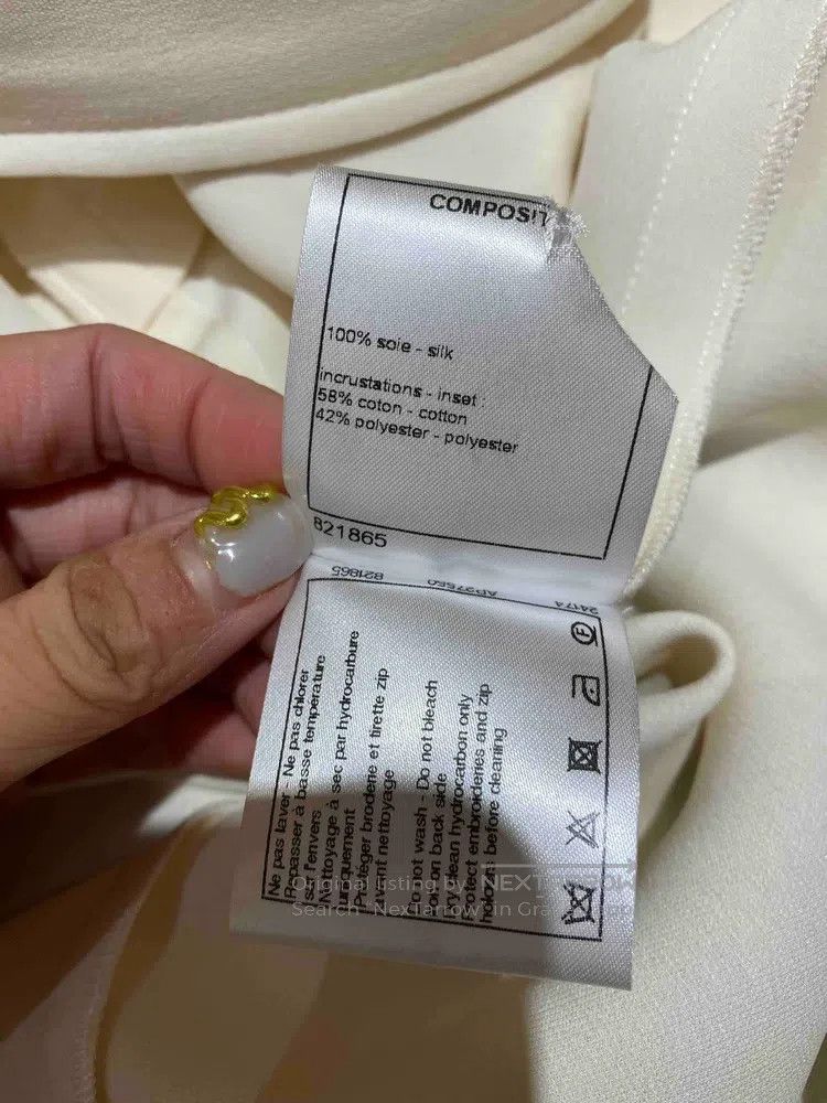 Chanel Chanel 16a Roman white gold sequin long coat Size XXS / US 00 / IT 34 - 8 Thumbnail