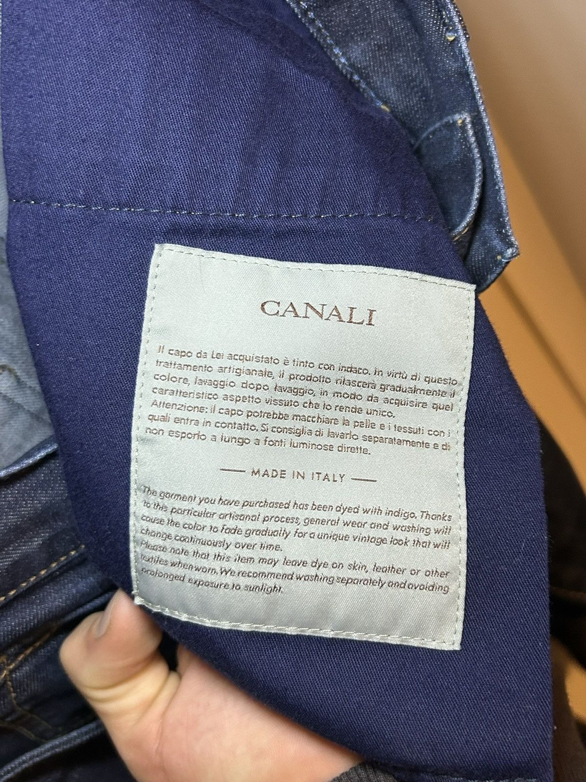 Canali Vintage Canali slim fit raw jeans Size US 32 / EU 48 - 14 Thumbnail