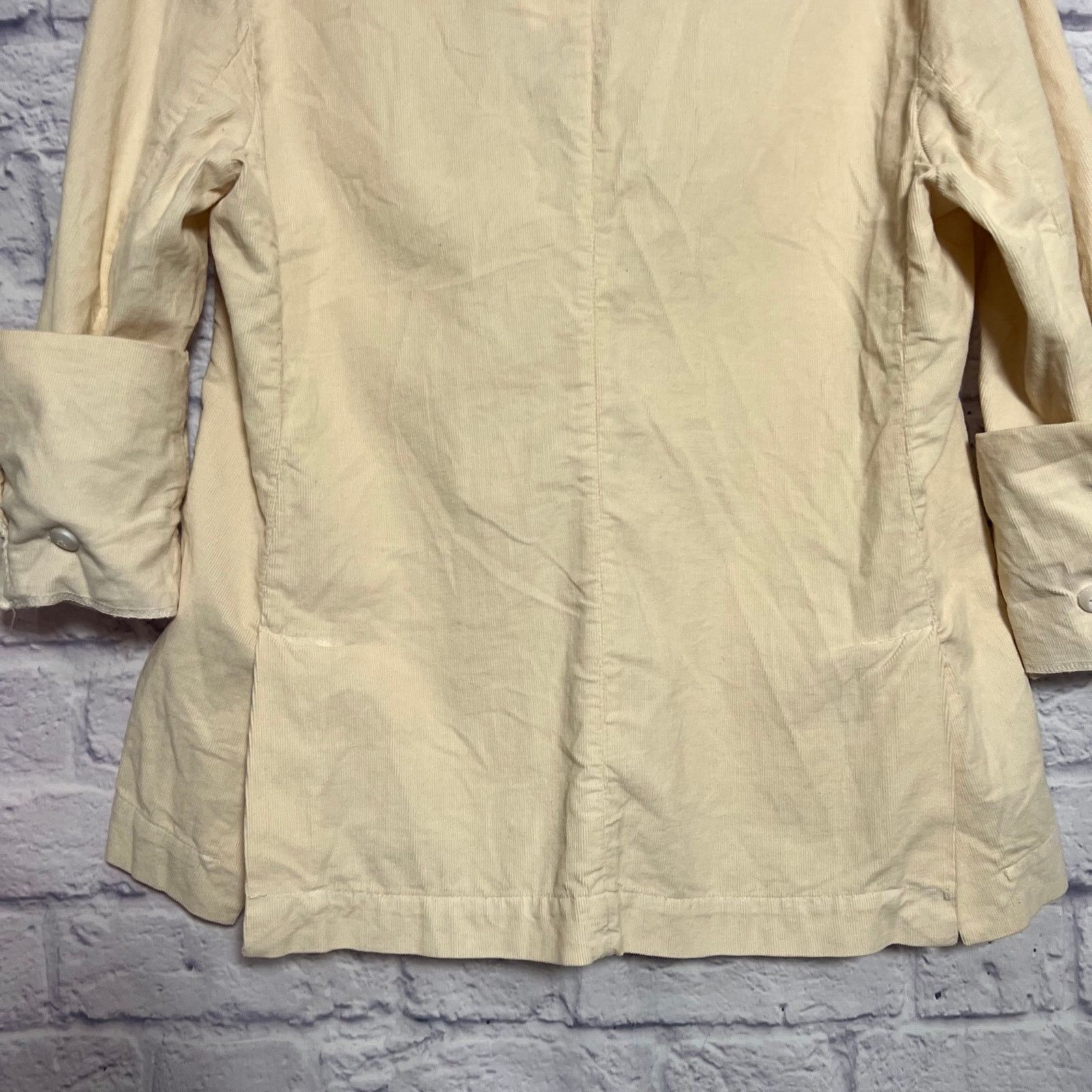 Other Stark X Allan Corduroy Blazer Cream Beige Size M NWT Size M / US 6-8 / IT 42-44 - 11 Thumbnail