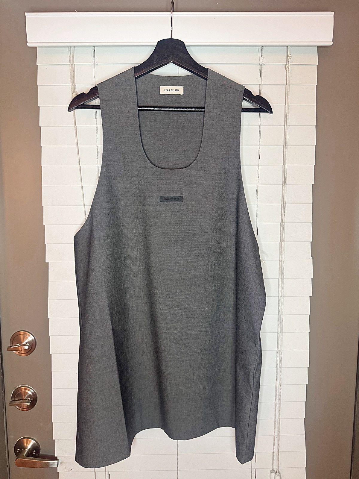 Fear of God Fear of God grey oxford tank Size US M / EU 48-50 / 2 - 4 Thumbnail